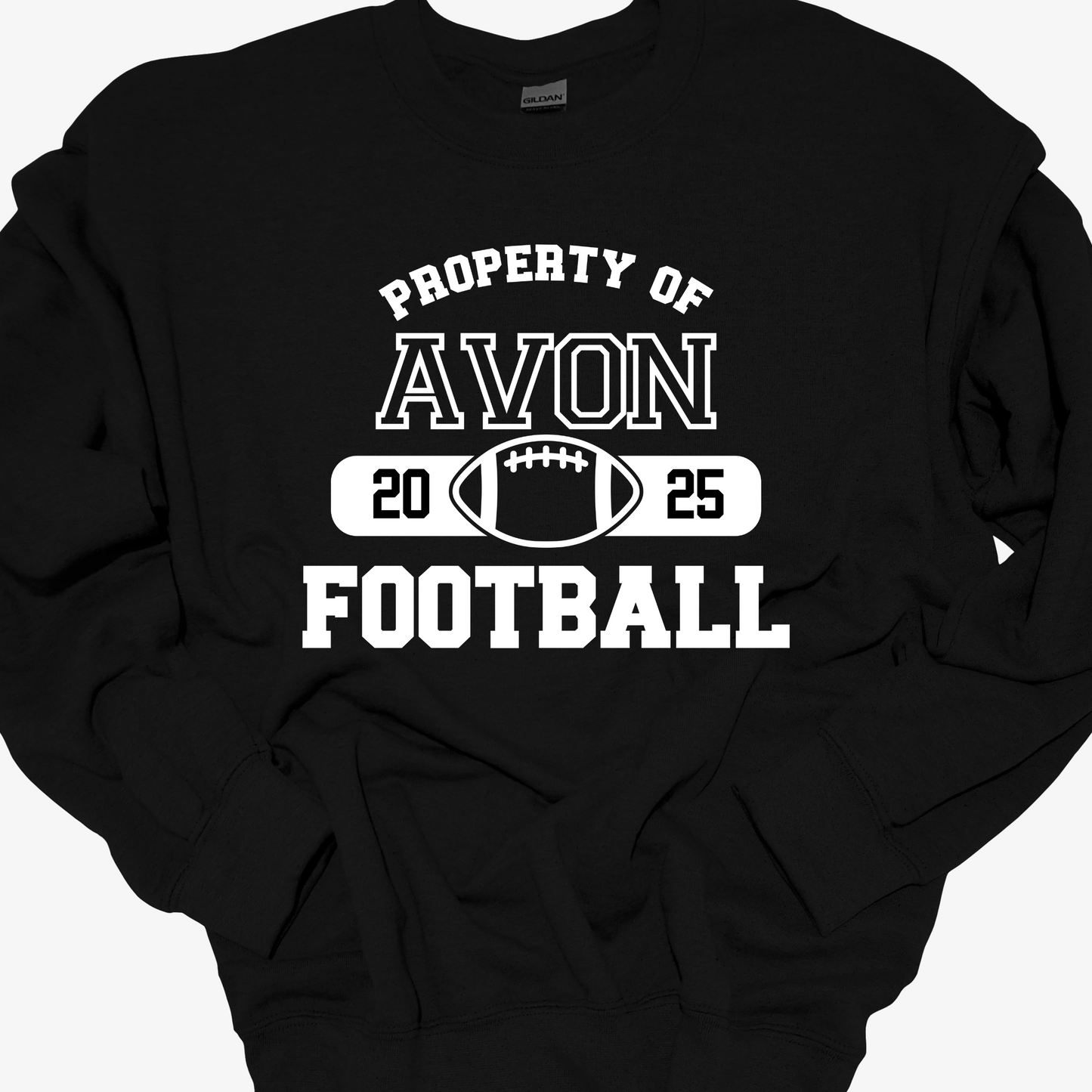 PROPERTY OF AVON FOOTBALL CREWNECK