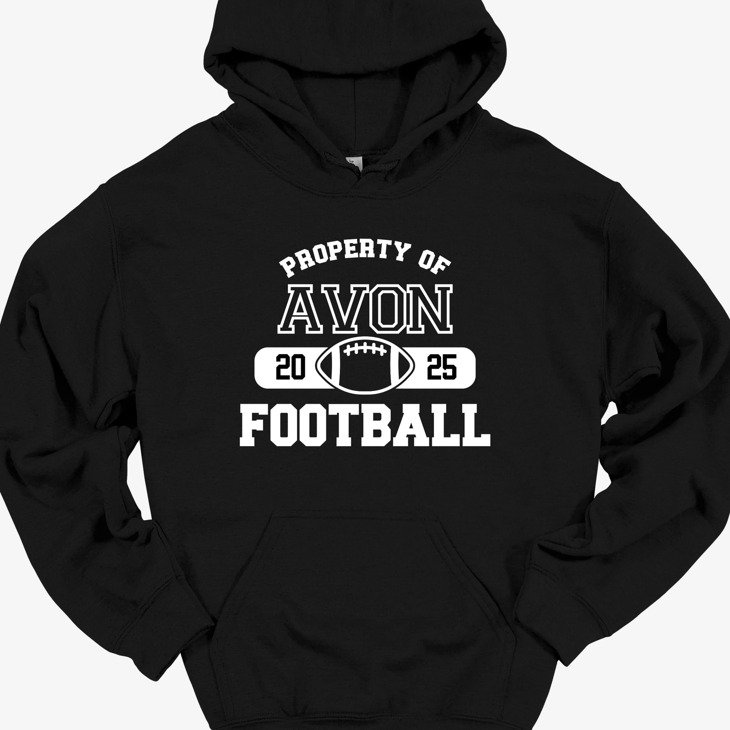 PROPERTY OF AVON FOOTBALL HOODIE