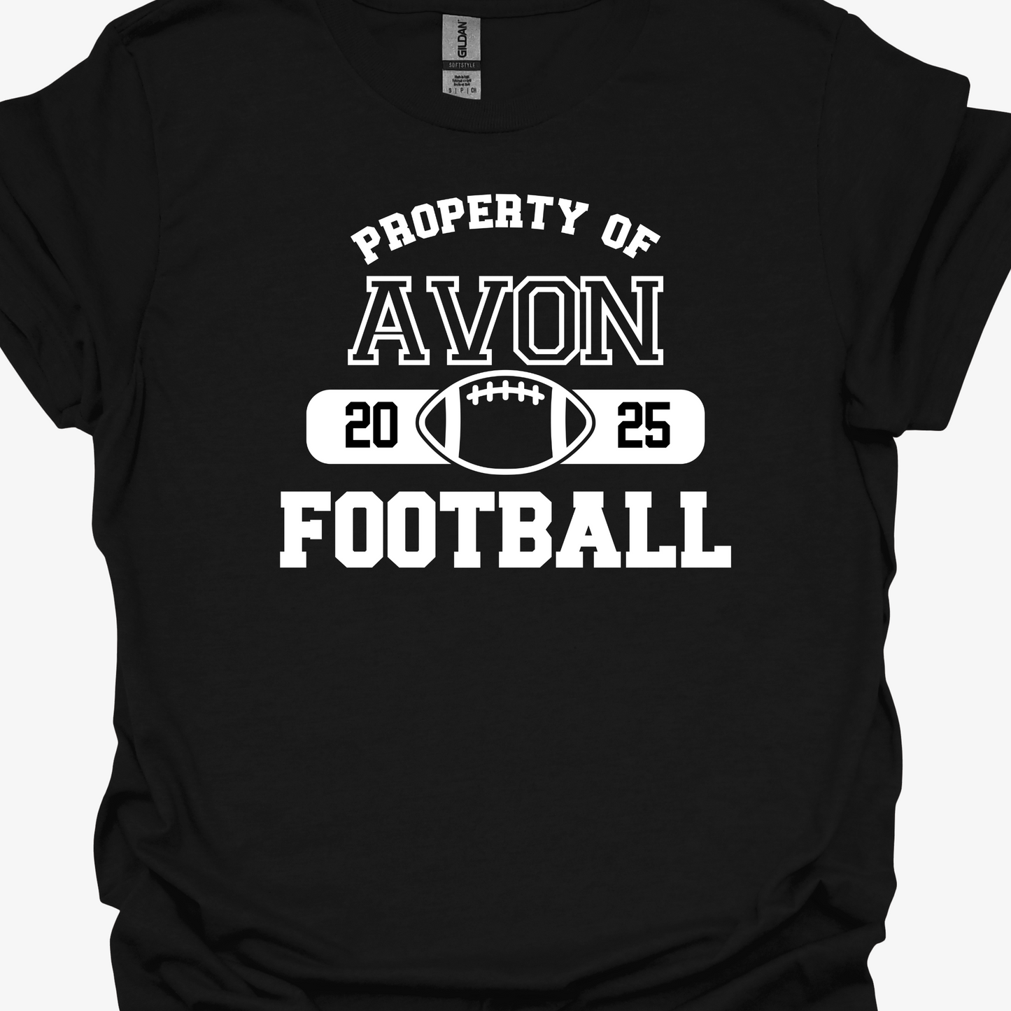 PROPERTY OF AVON FOOTBALL TSHIRT