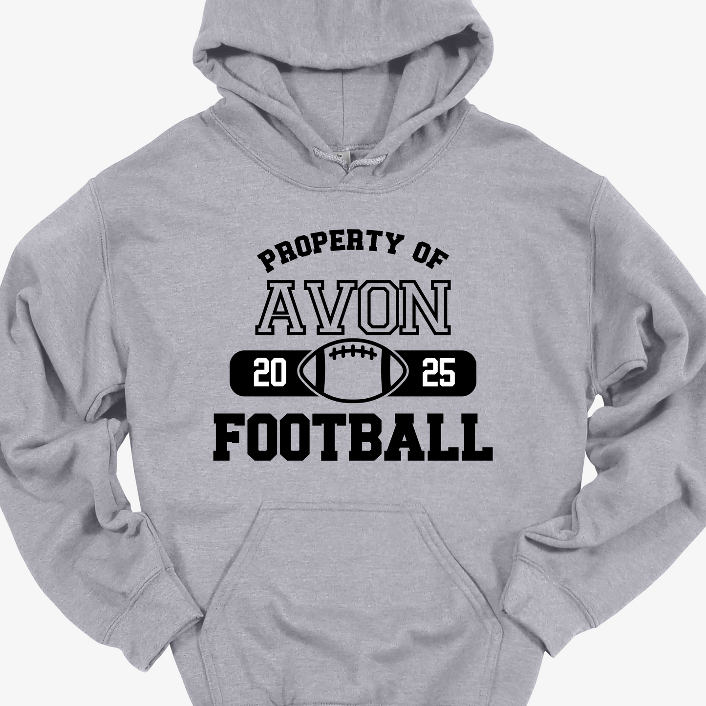 PROPERTY OF AVON FOOTBALL HOODIE