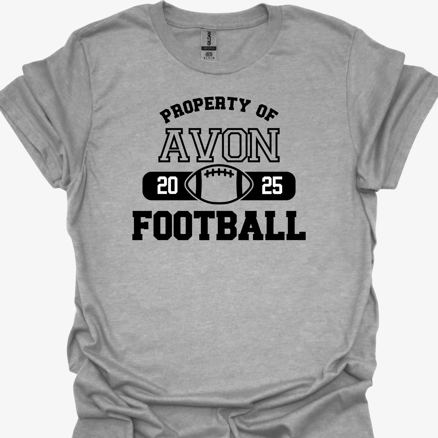 PROPERTY OF AVON FOOTBALL TSHIRT