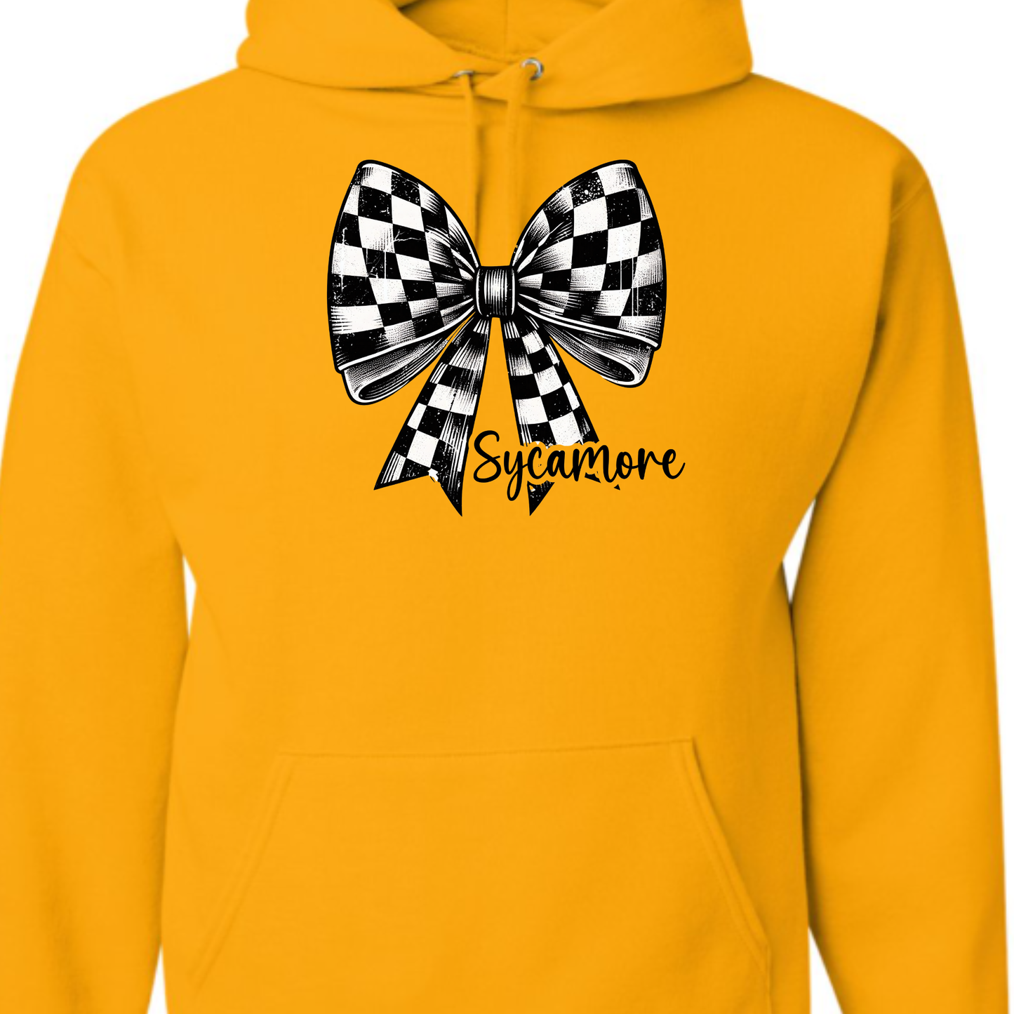 SYCAMORE CHECKERED BOW