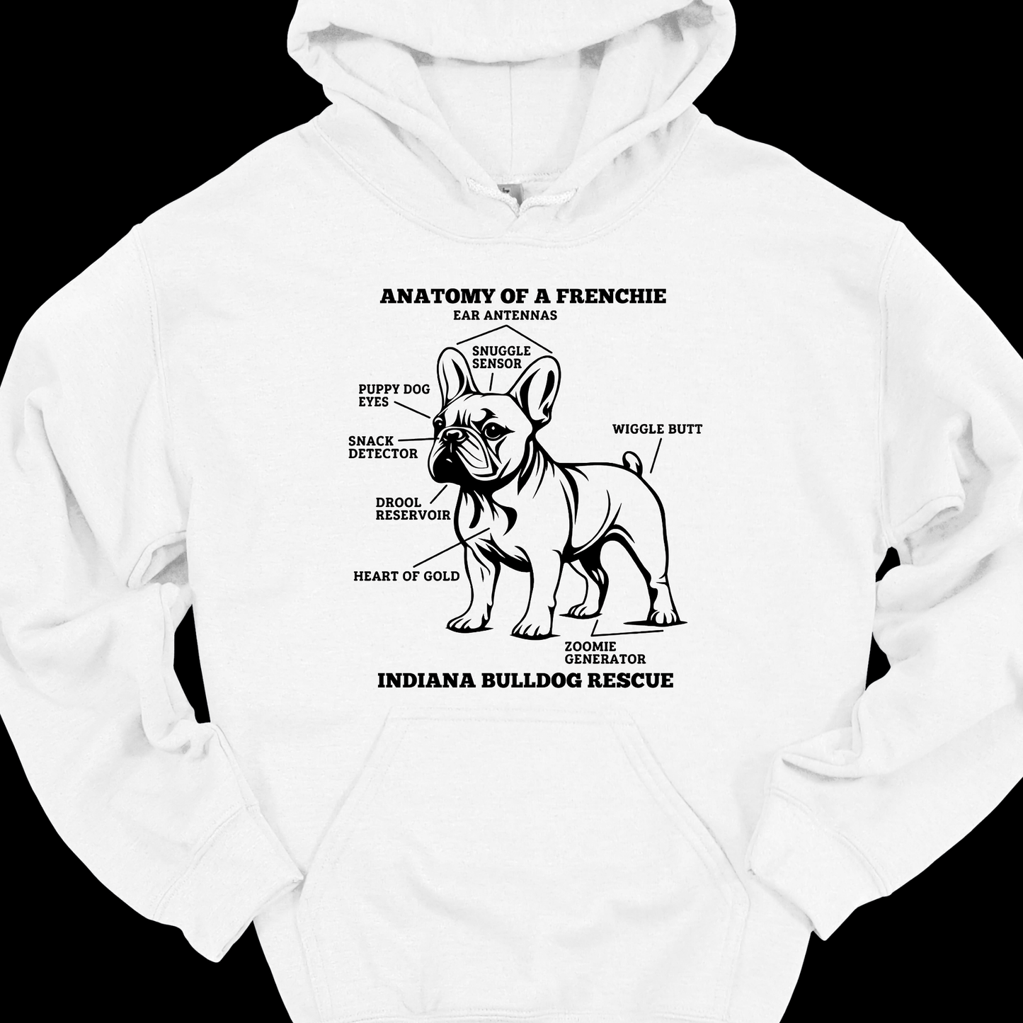 (IBDR) ANATOMY OR A FRENCHIE HOODIE