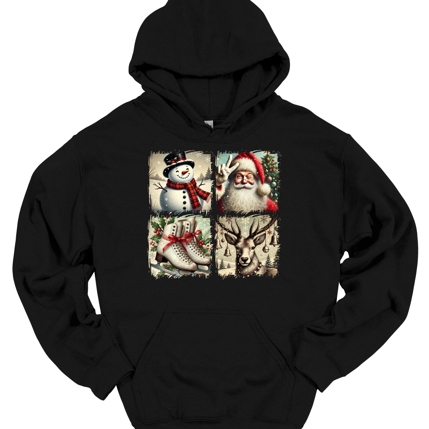 MERRY CHRISTMAS (4SQUARE) HOODIE