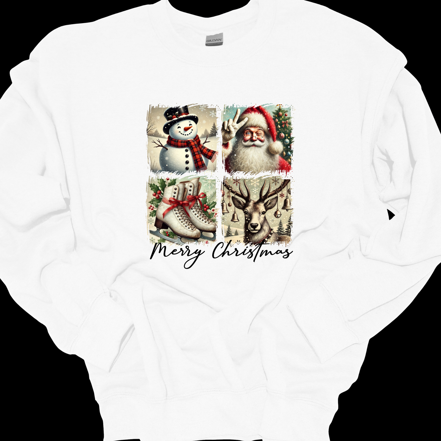 MERRY CHRISTMAS (4SQUARE) CREWNECK