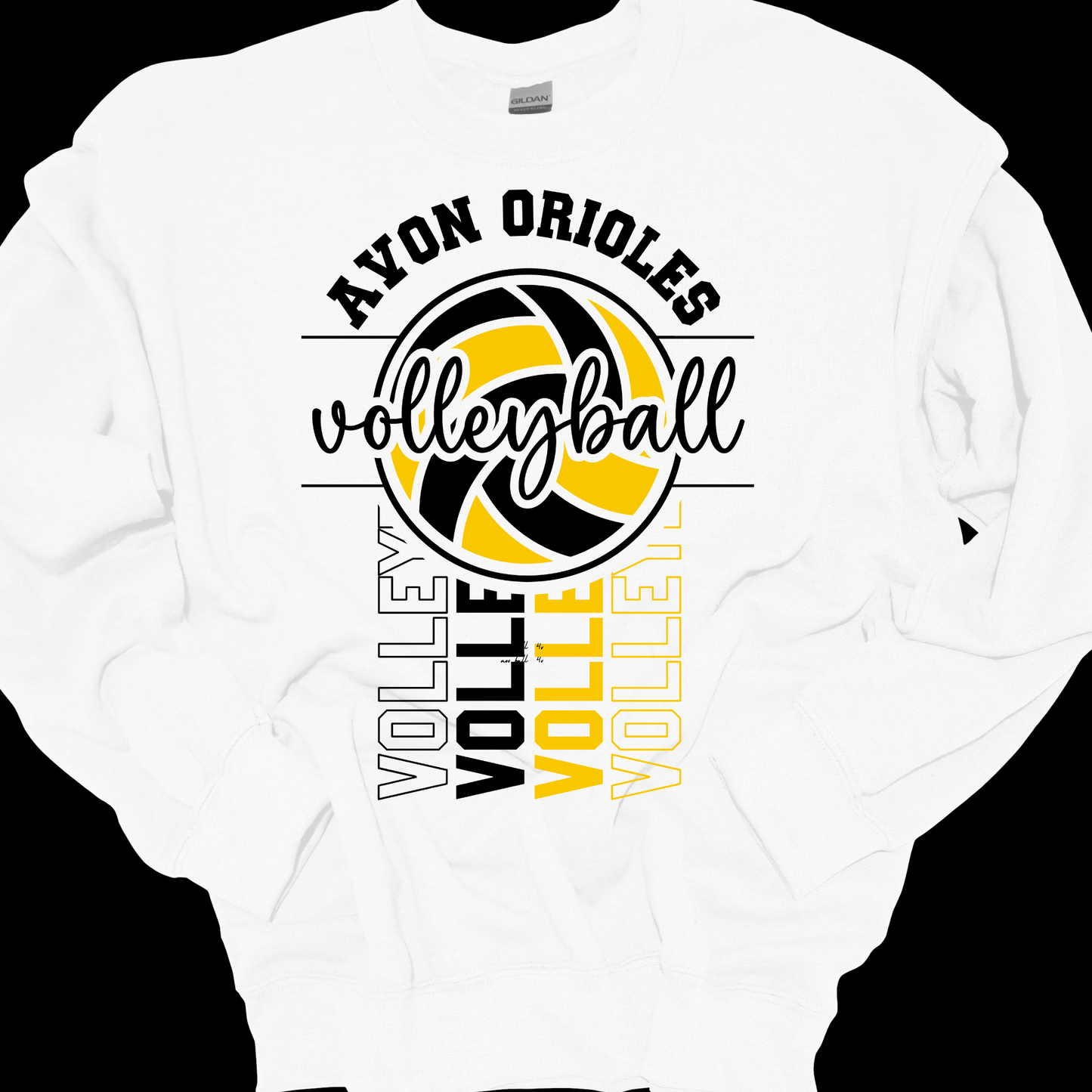 AVON ORIOLES VOLLEYBALL 4 CREWNECK