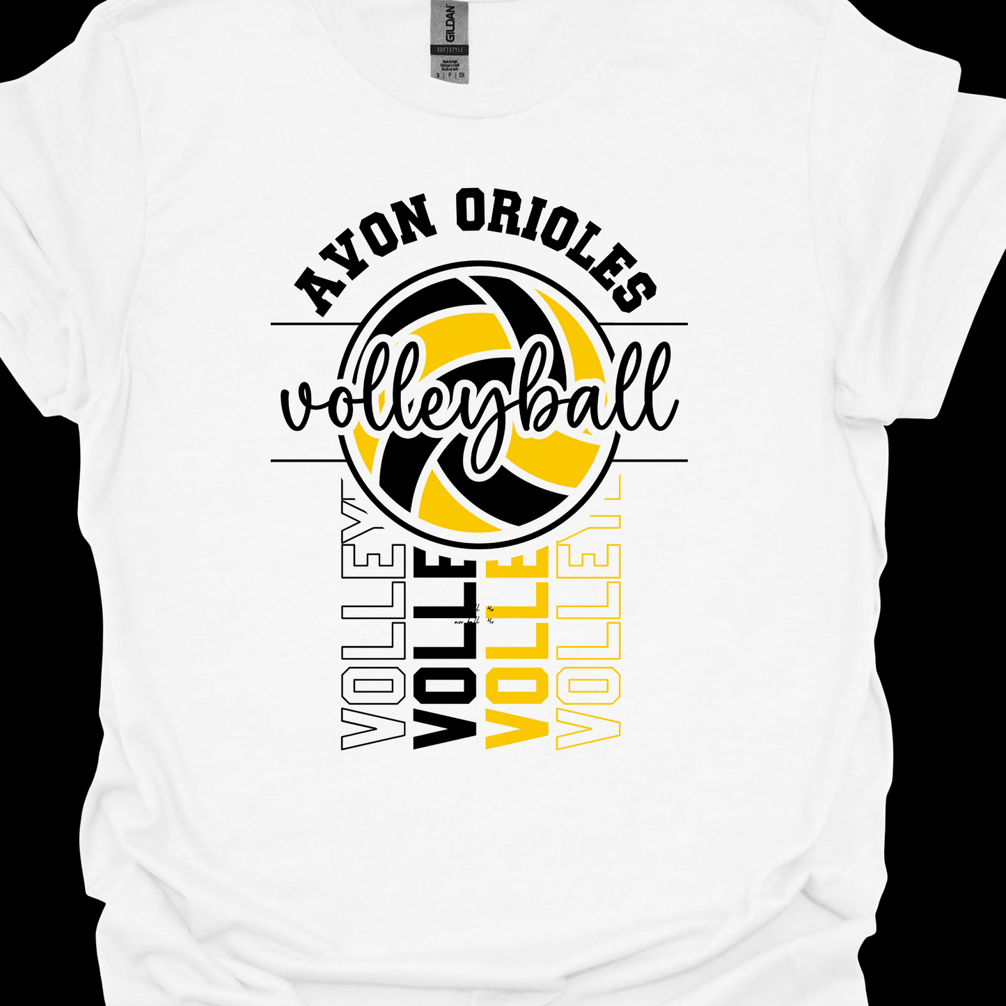AVON ORIOLES VOLLEYBALL 4 TSHIRT