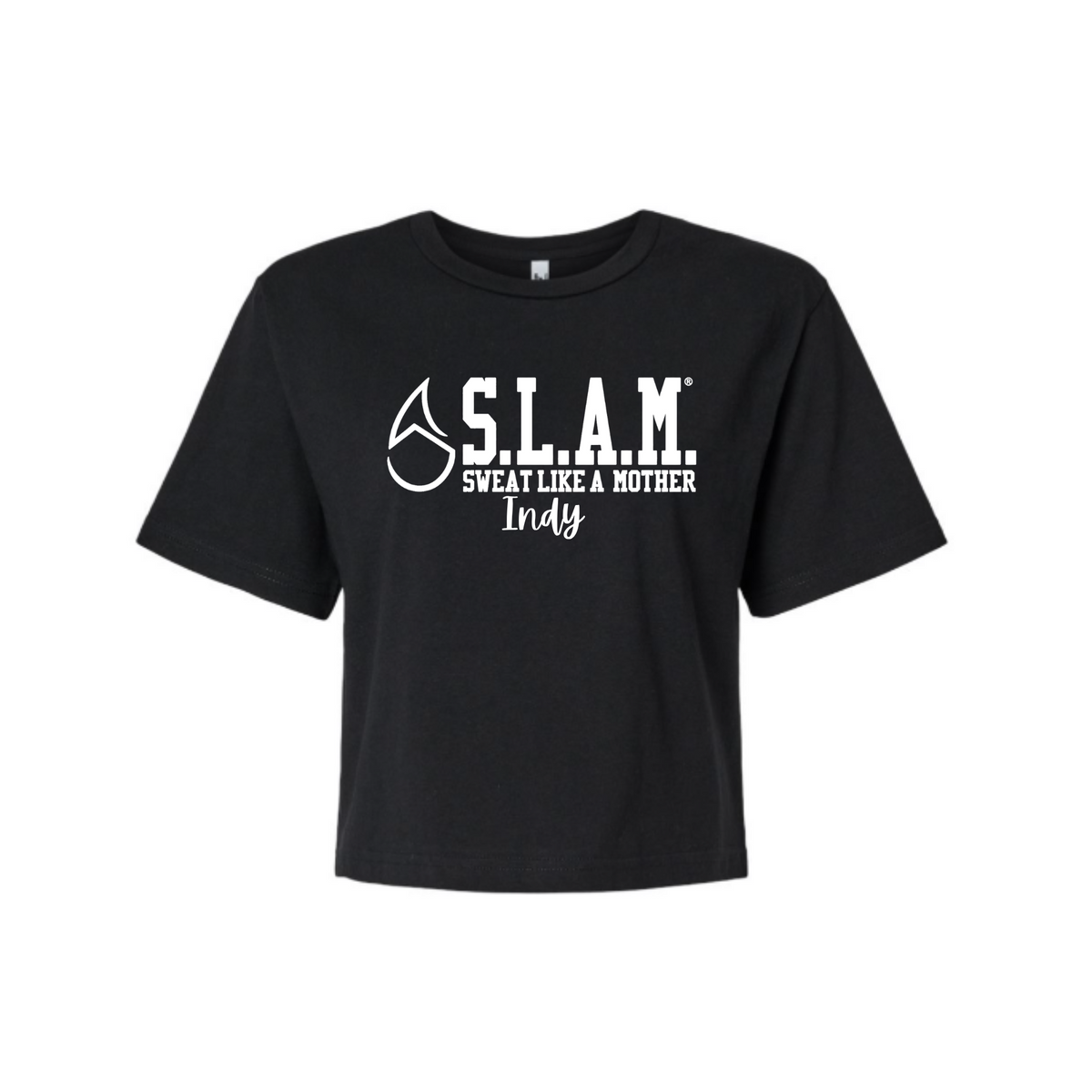 SLAM INDY - AMERICAN APPAREL FINE JERSEY MID-LENGTH BOXY TEE