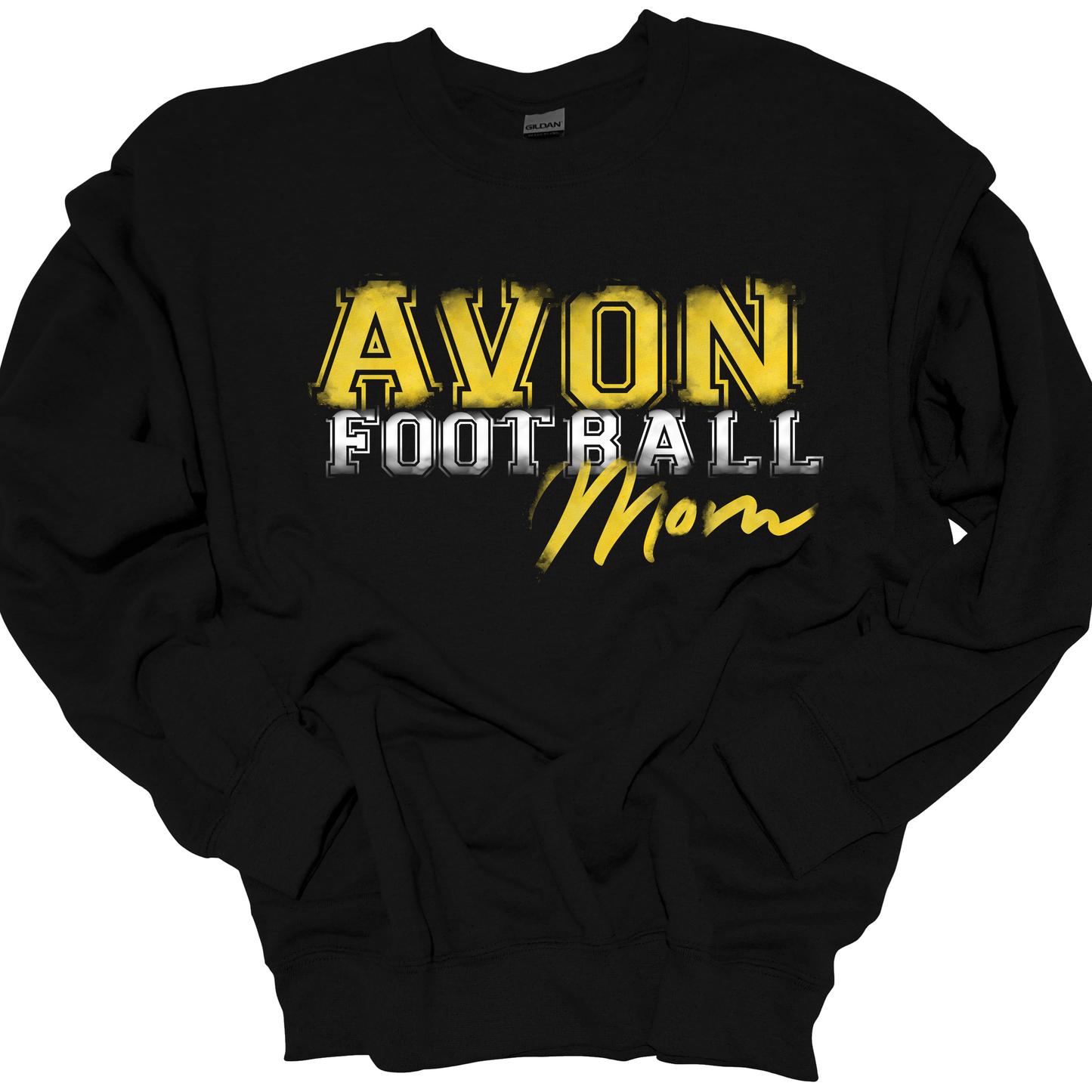 AVON FOOTBALL (MOM) FADED (CUSTOMIZABLE) CREWNECK