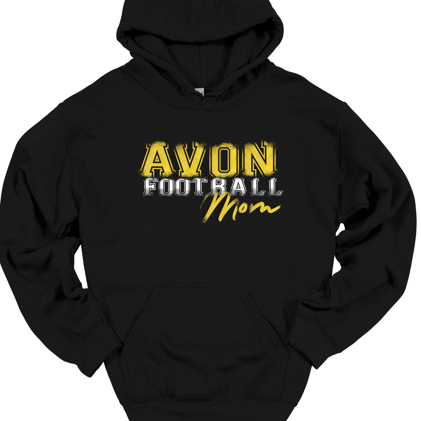 AVON FOOTBALL (MOM) FADED (CUSTOMIZABLE) HOODIE