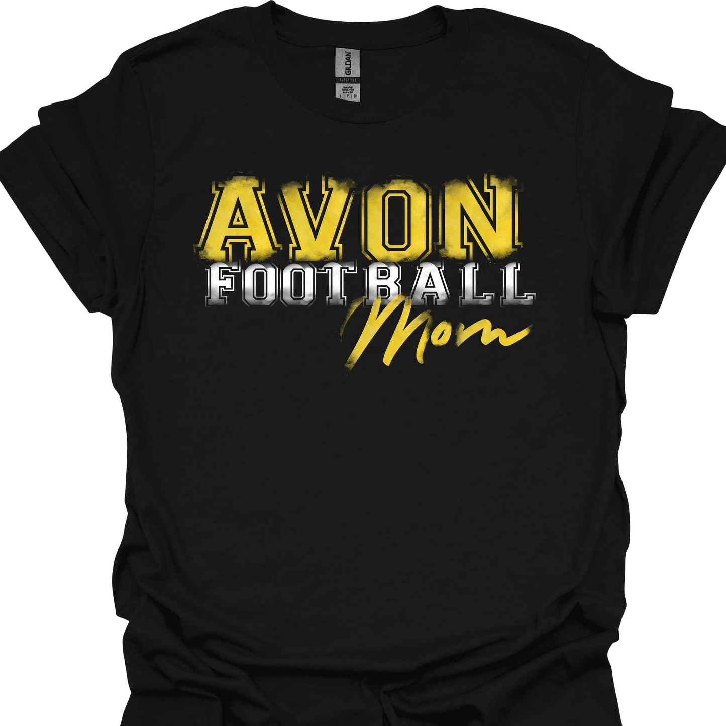 AVON FOOTBALL (MOM) FADED (CUSTOMIZABLE) TSHIRT