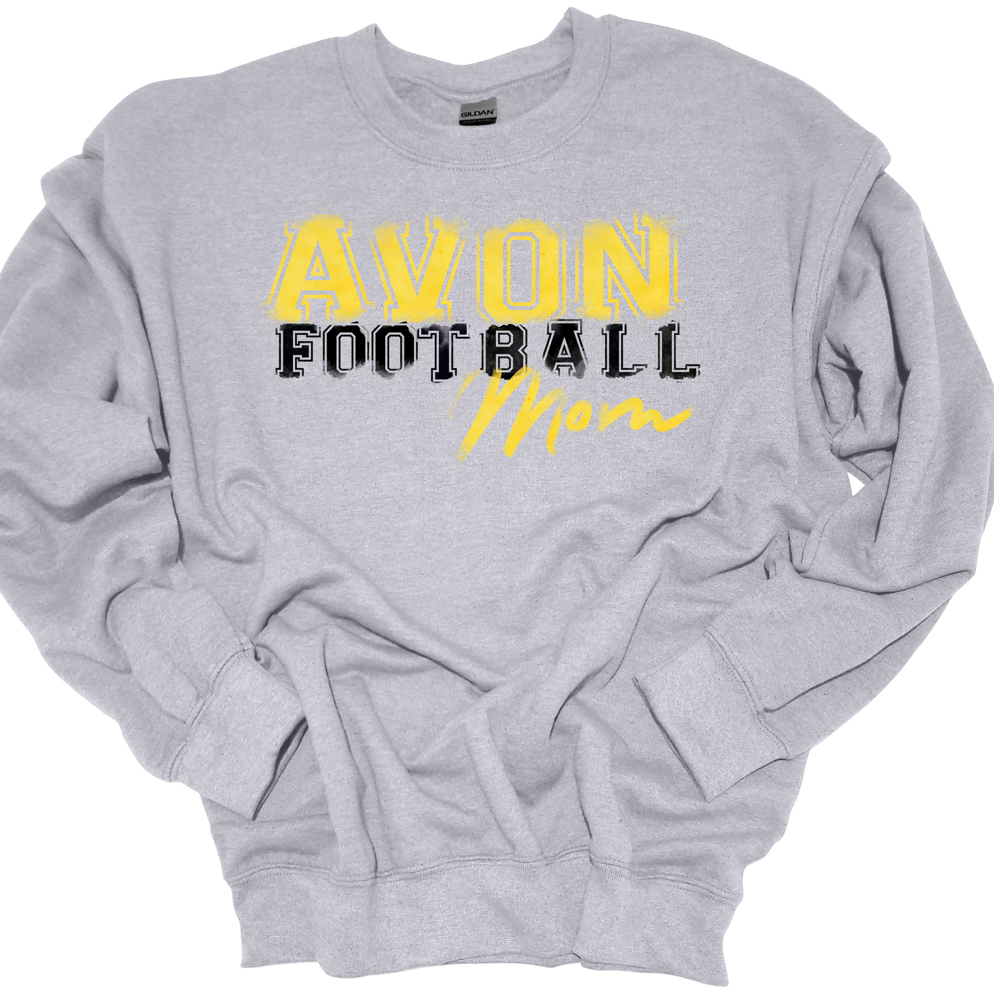AVON FOOTBALL (MOM) FADED (CUSTOMIZABLE) CREWNECK