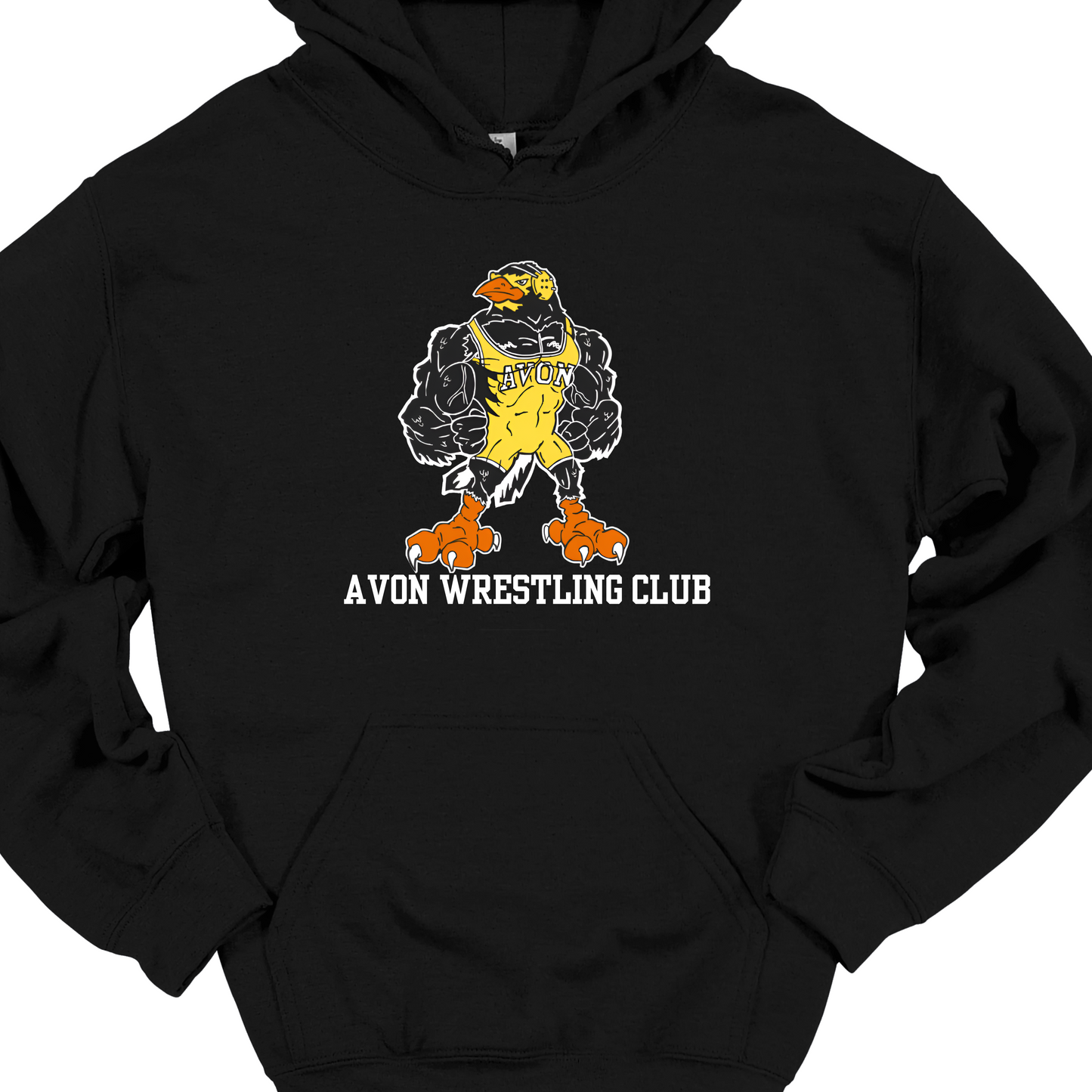 AWC VINTAGE WRESTLING ORIOLE HOODIE