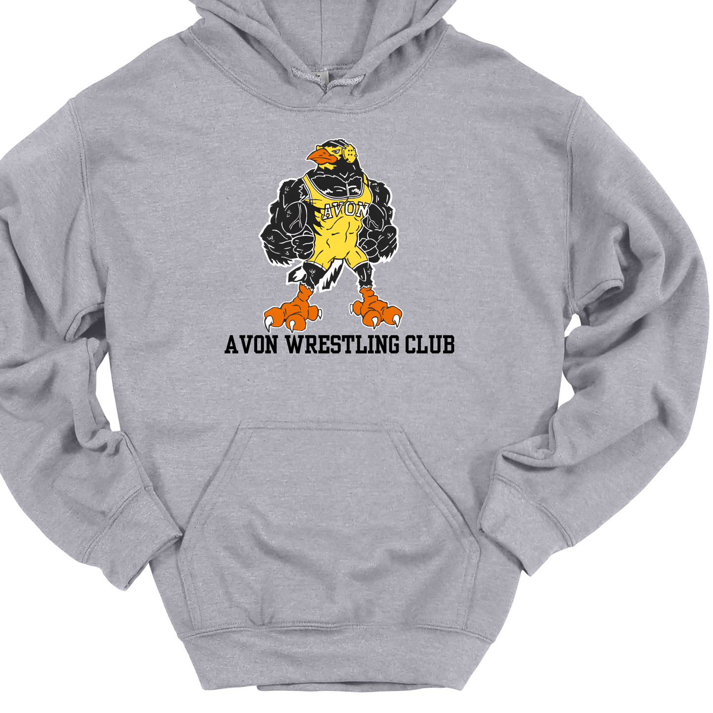 AWC VINTAGE WRESTLING ORIOLE HOODIE