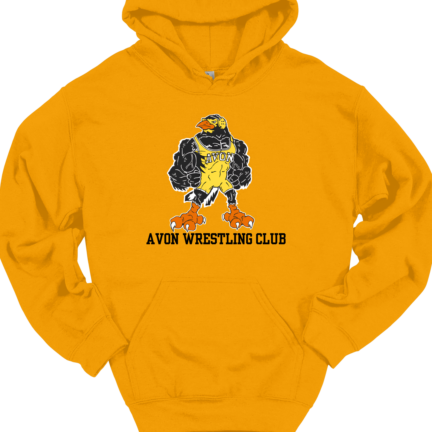 AWC VINTAGE WRESTLING ORIOLE HOODIE