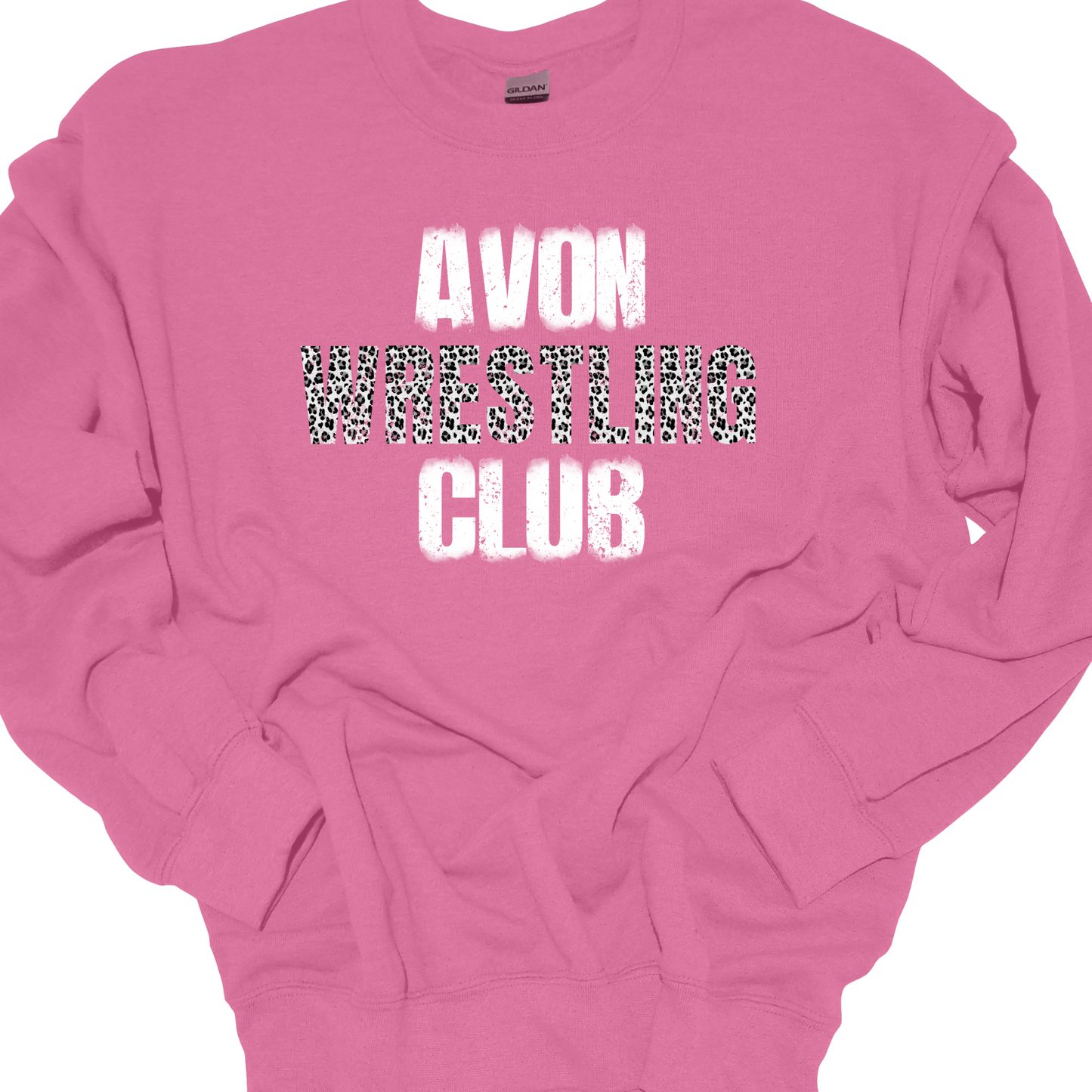 AWC FADED LEOPARD CREWNECK