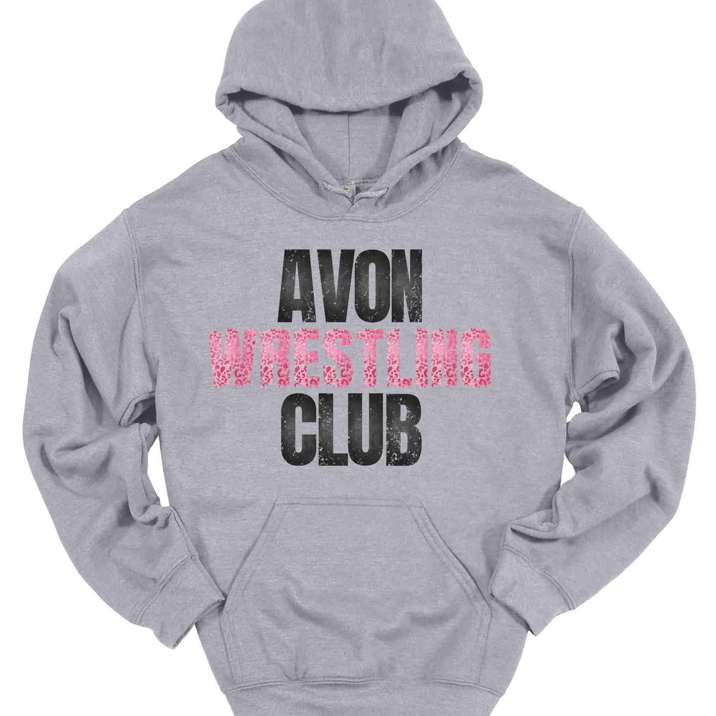 AWC PINK LEOPARD HOODIE