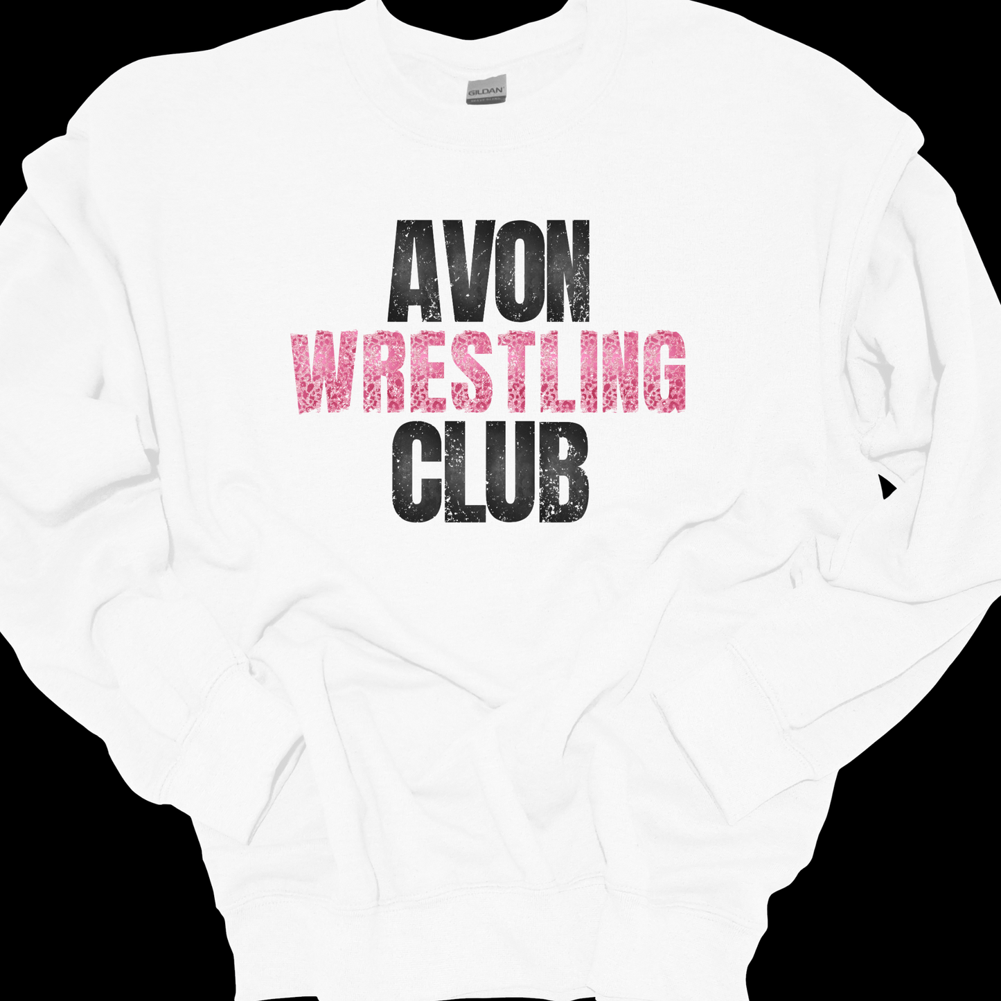 AWC PINK LEOPARD CREWNECK