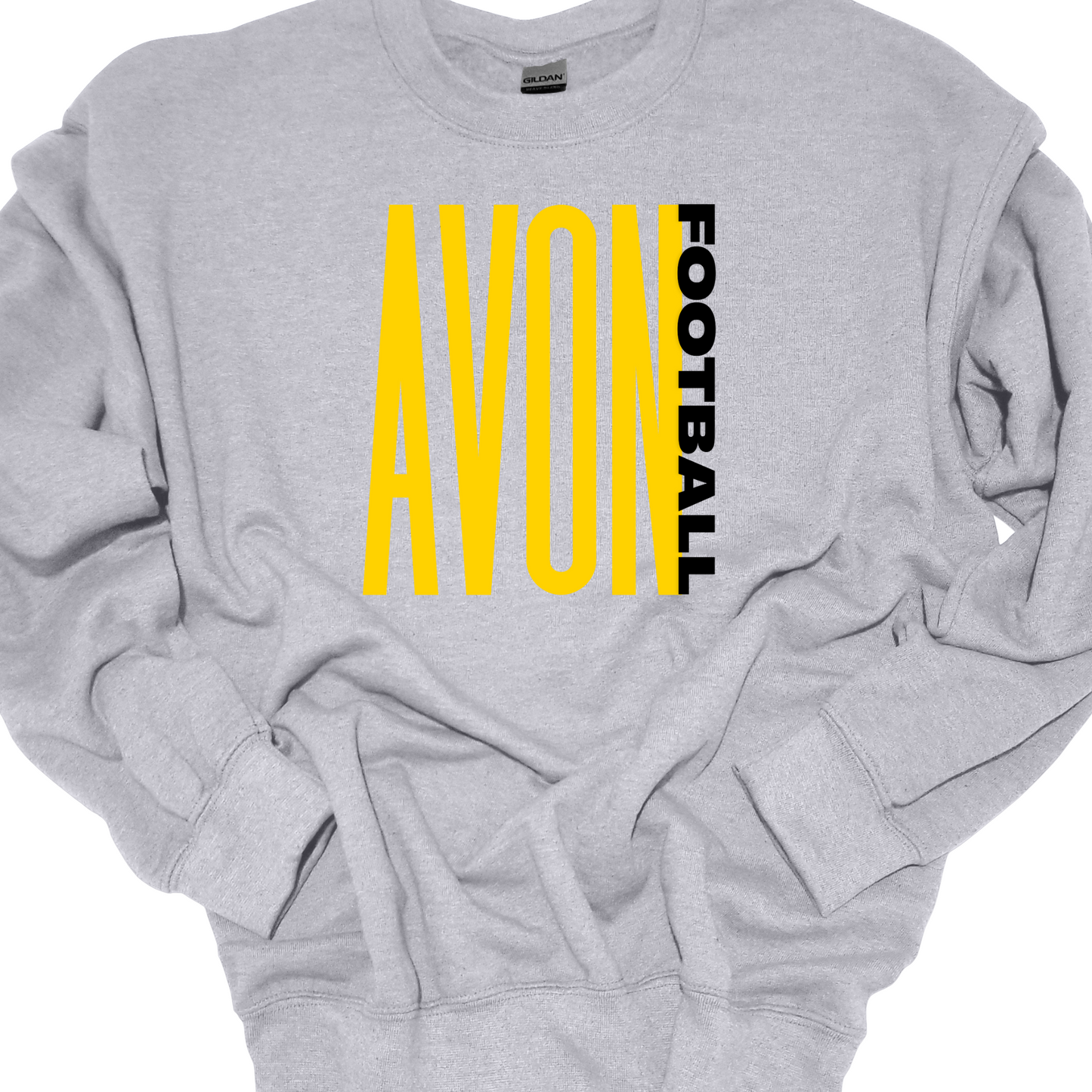 AVON FOOTBALL SKINNY CREWNECK