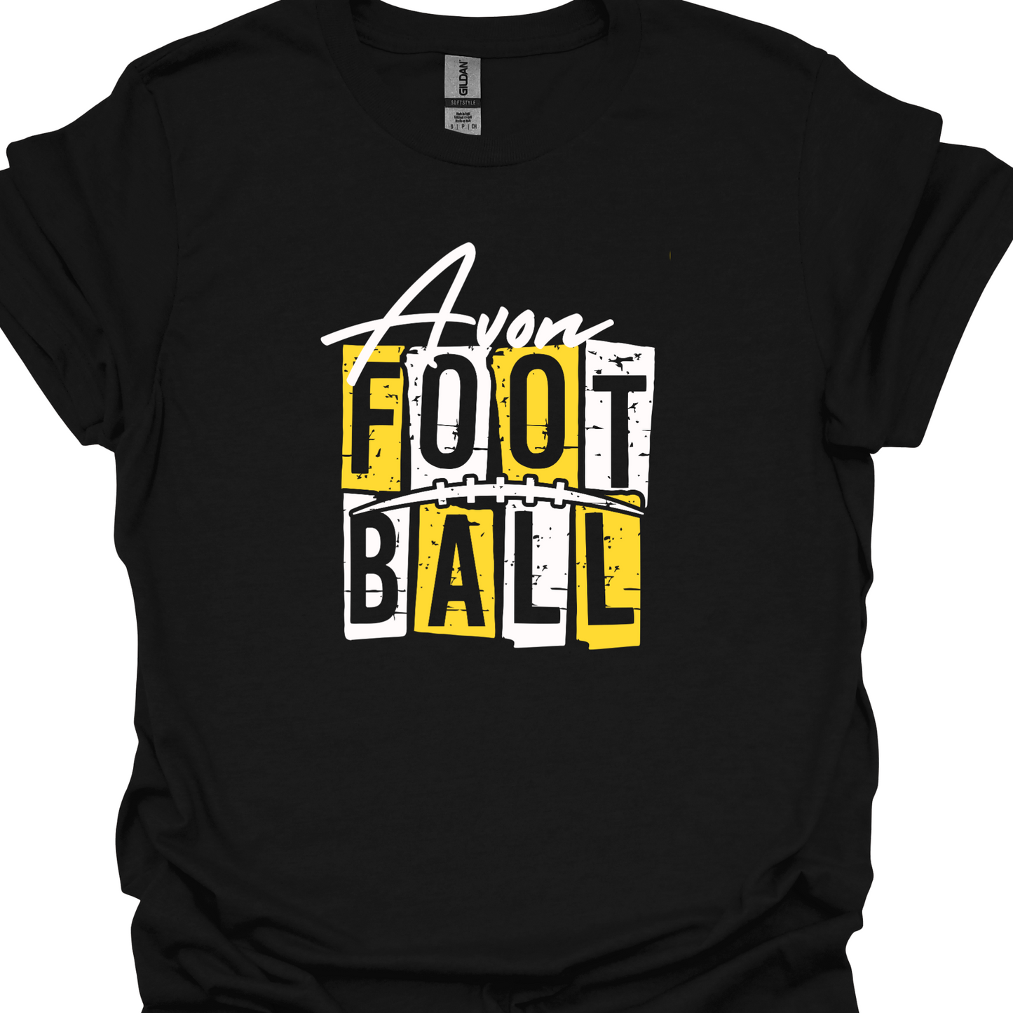 AVON FOOTBALL STAMPED TSHIRT