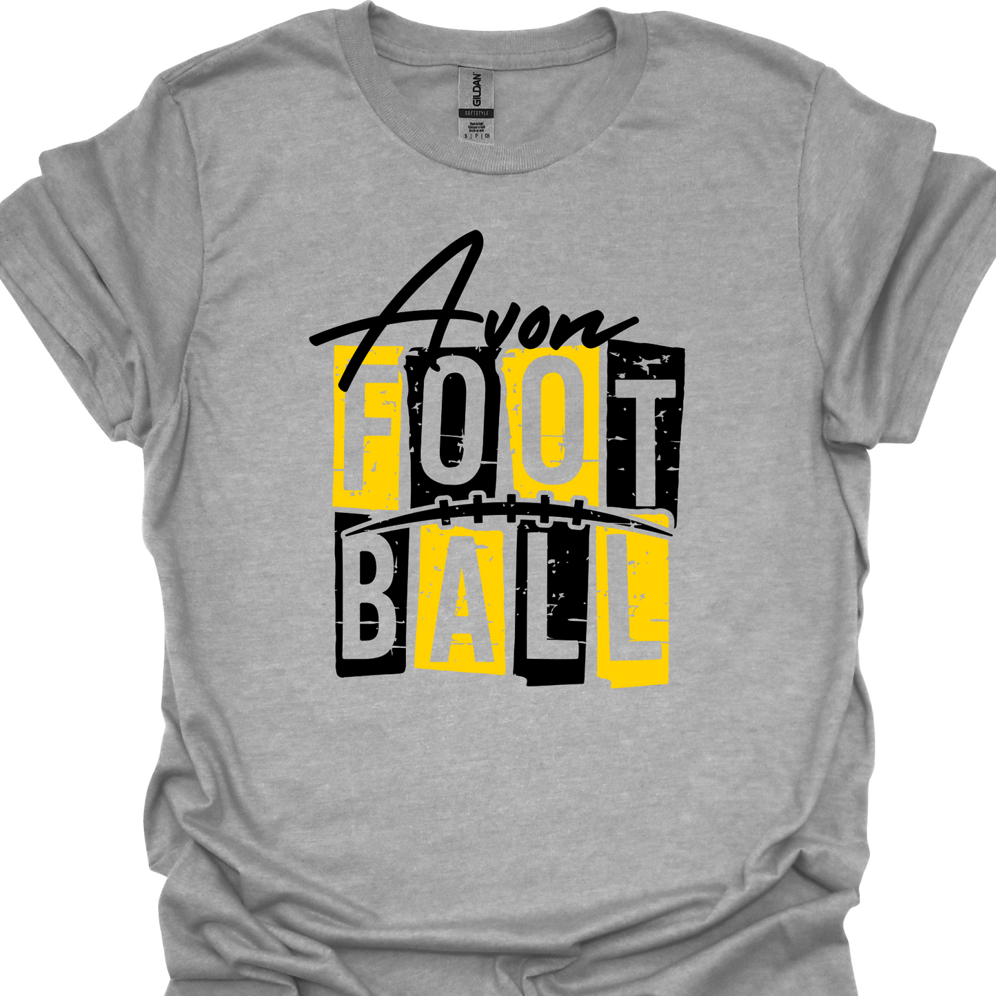 AVON FOOTBALL STAMPED TSHIRT
