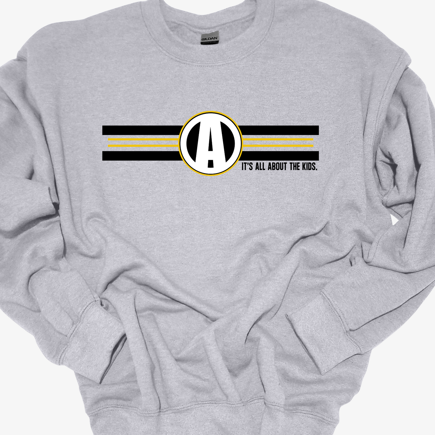 AYS ITS ALL ABOUT THE KIDS CREWNECK
