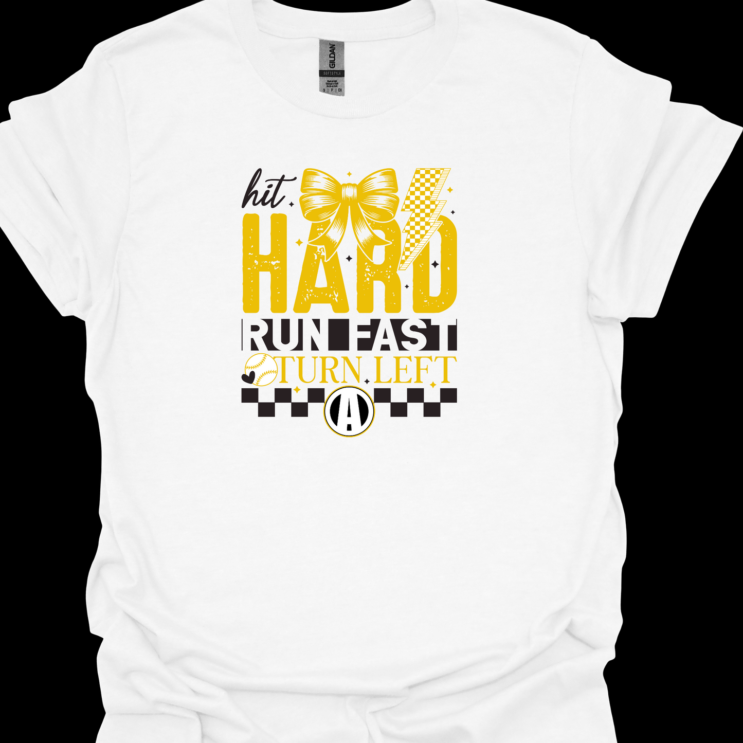 AYS HIT HARD RUN FAST TSHIRT