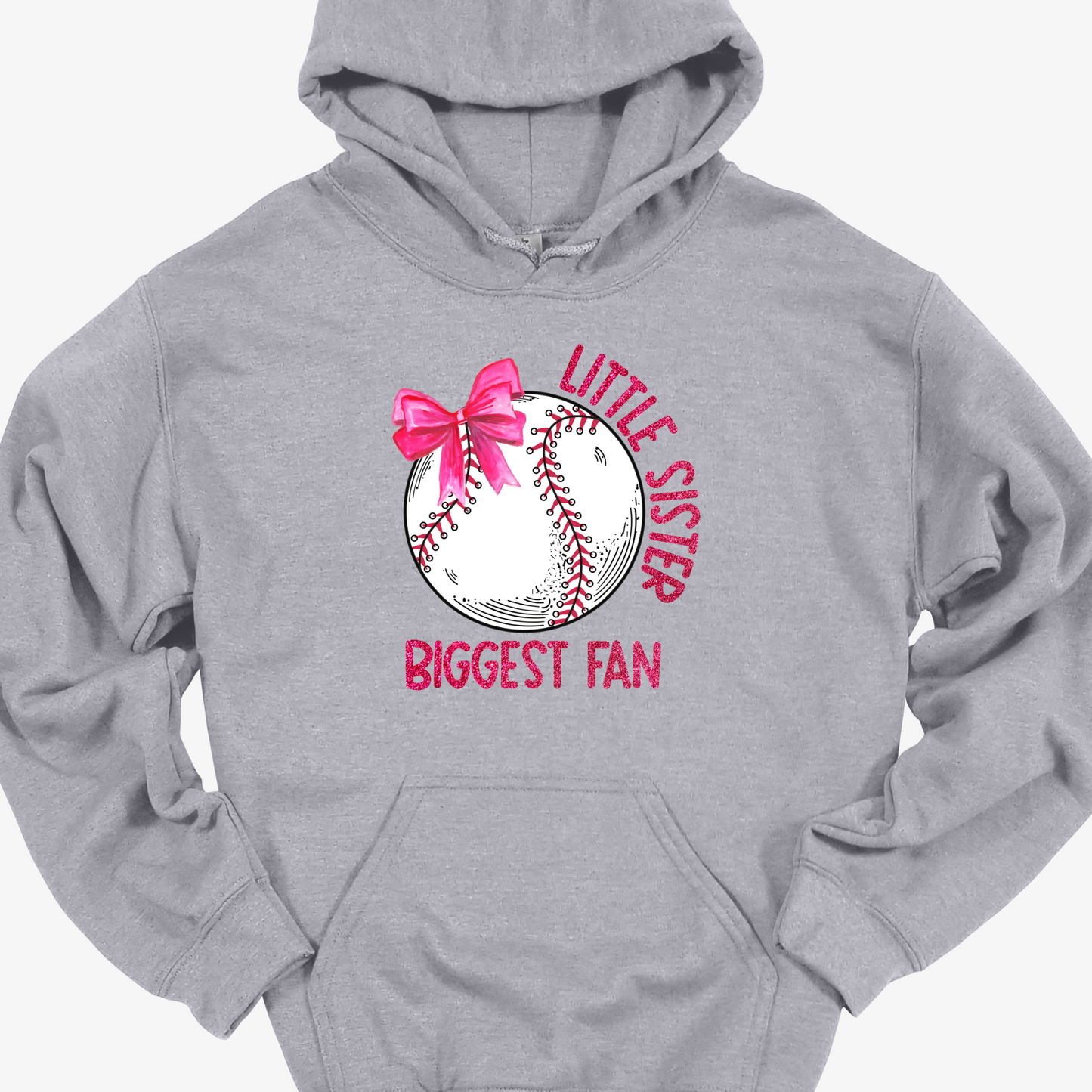 LITTLE SISTER BIGGEST FAN HOODIE