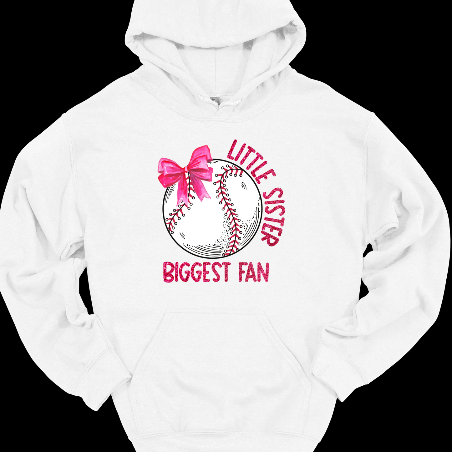 LITTLE SISTER BIGGEST FAN HOODIE