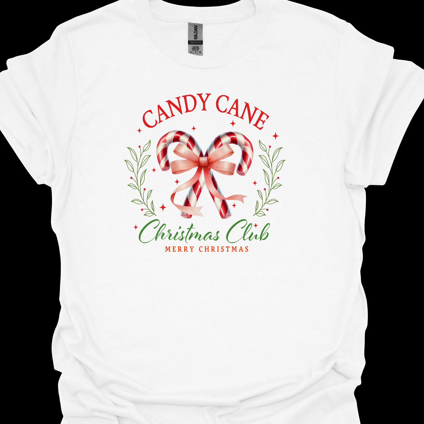 CANDY CANE CHRISTMAS CLUB TSHIRT