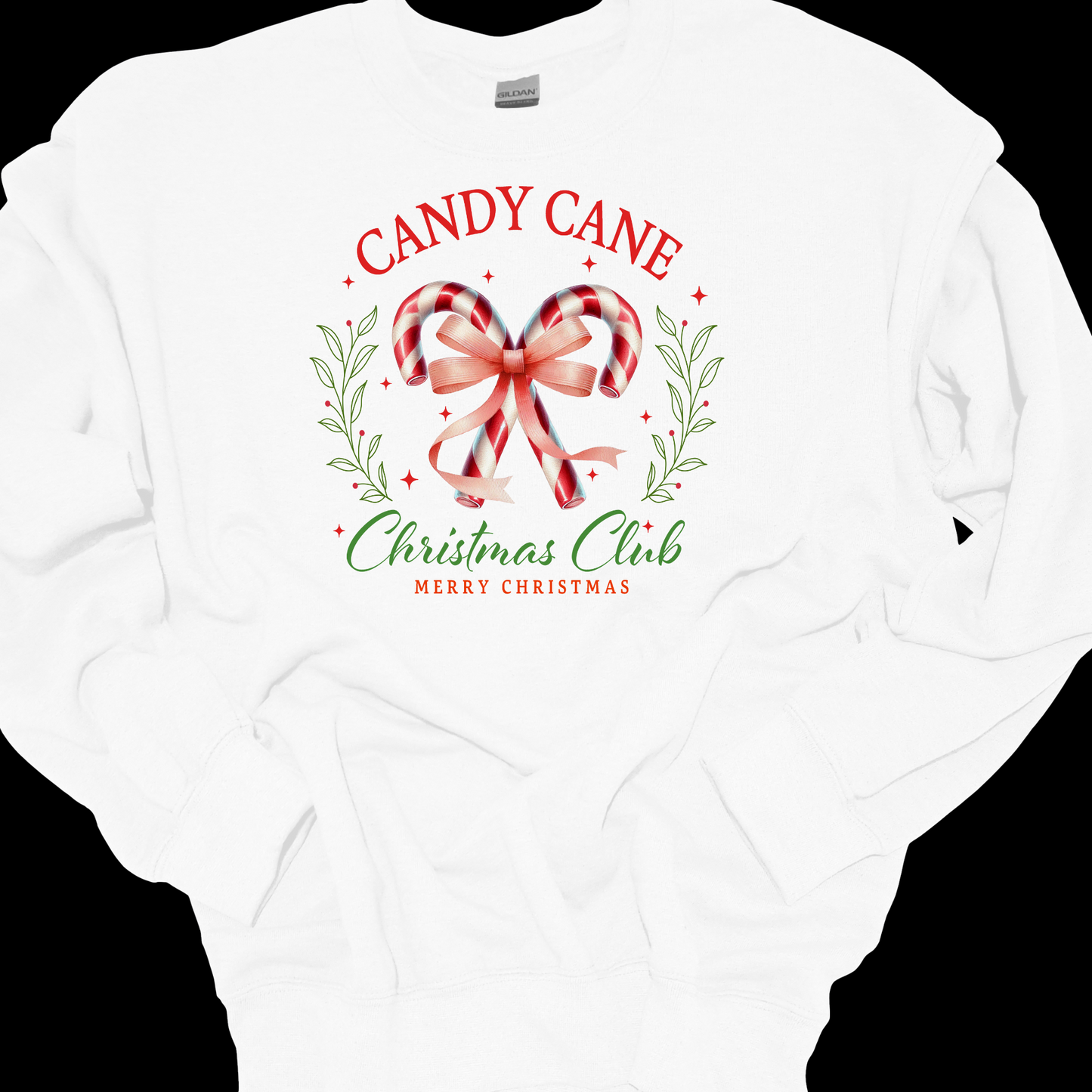 CANDY CANE CHRISTMAS CLUB CREWNECK
