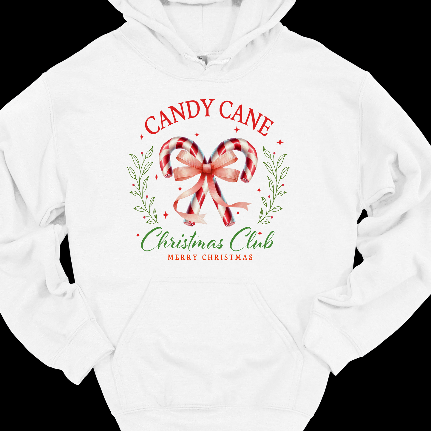 CANDY CANE CHRISTMAS CLUB HOODIE