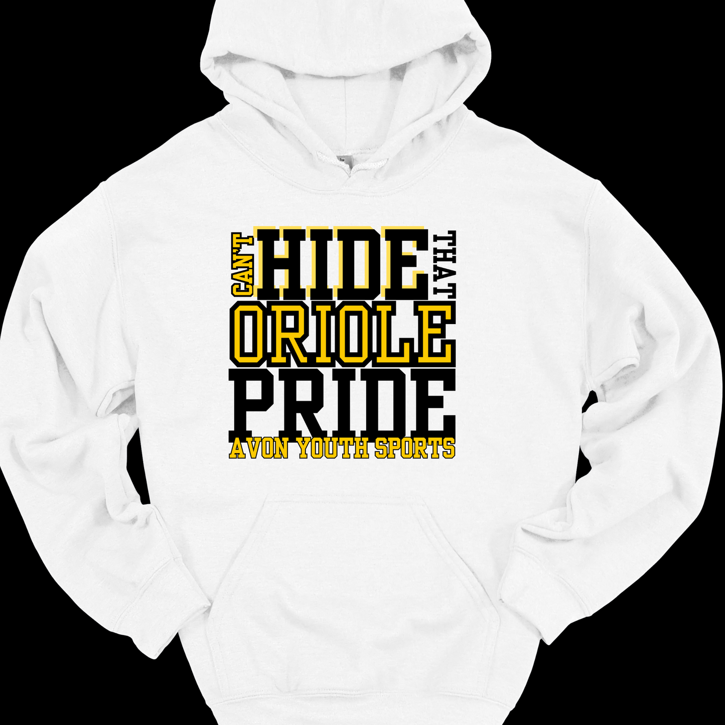 AYS CAN'T HIDE THAT ORIOLE PRIDE HOODIE