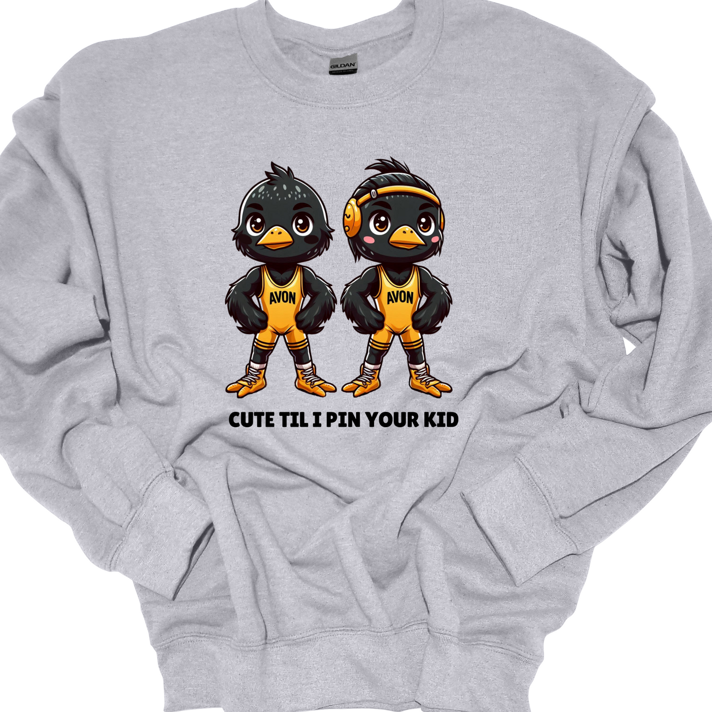 CUTE TIL I PIN YOUR KID CREWNECK