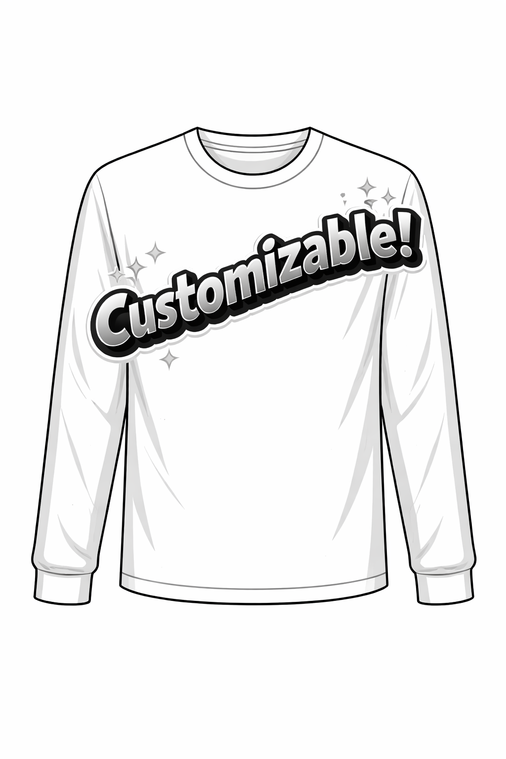 CREATE YOUR OWN LONG SLEEVE TSHIRT