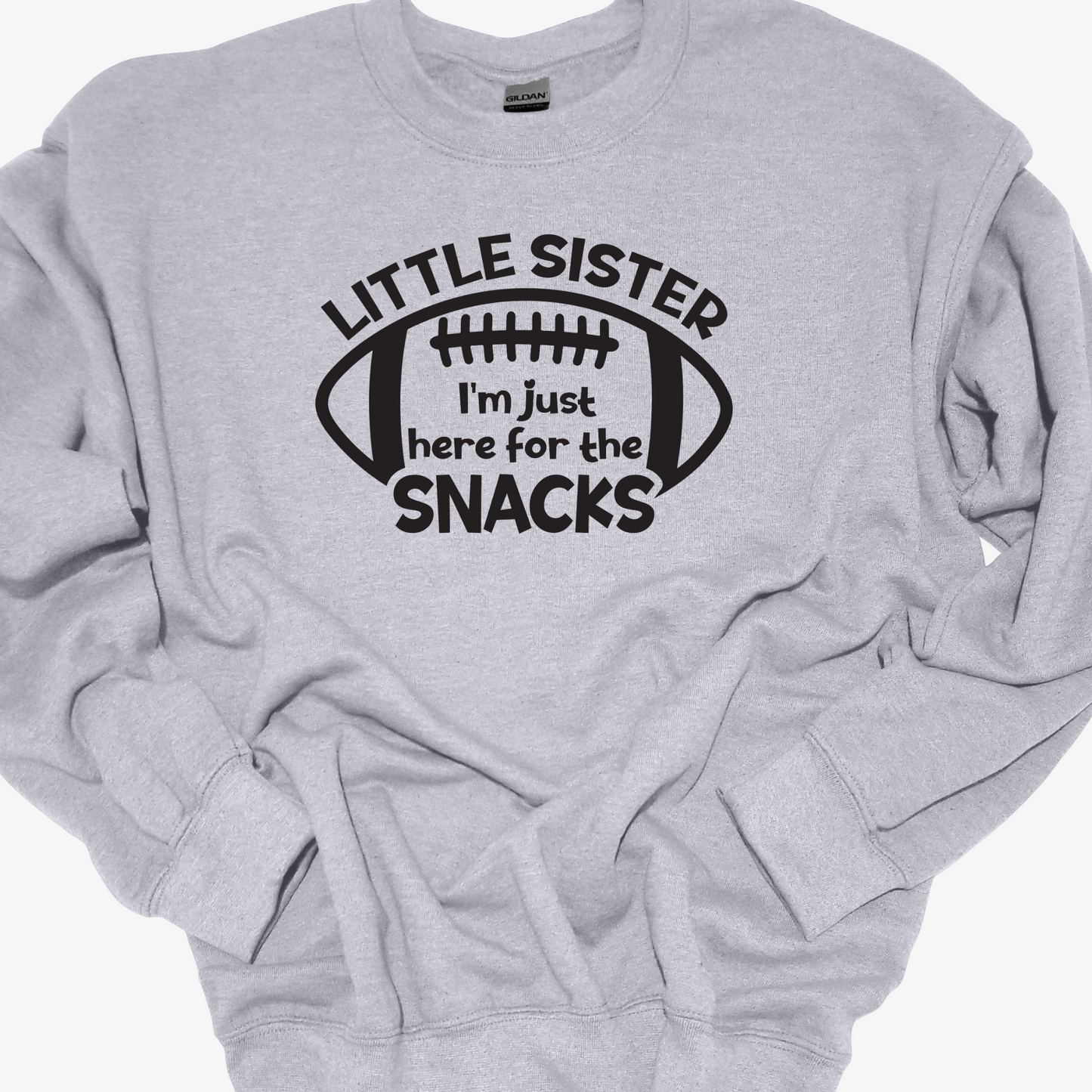 LITTLE SISTER(FOOTBALL)JHFTS CREWNECK