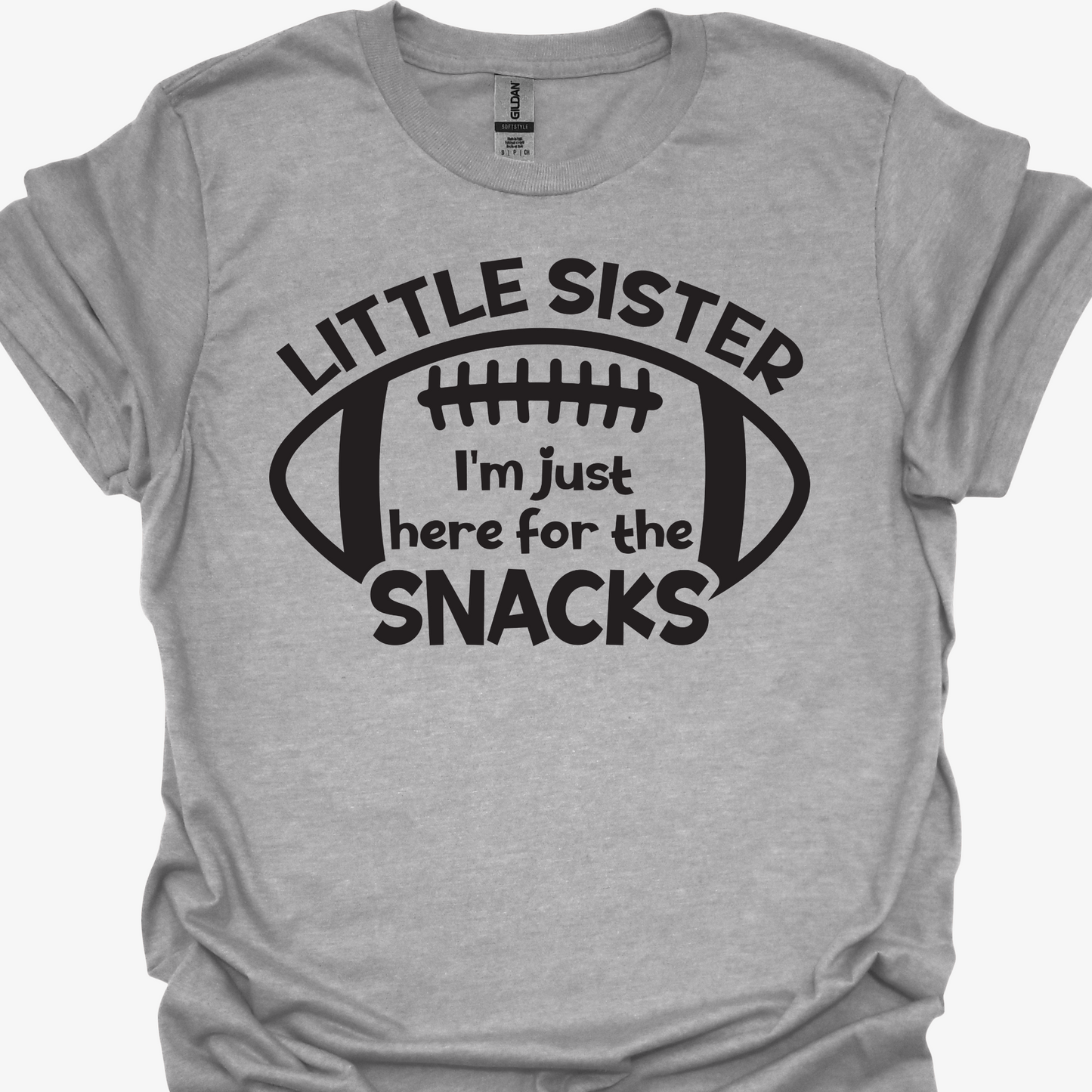 LITTLE SISTER(FOOTBALL)JHFTS TSHIRT