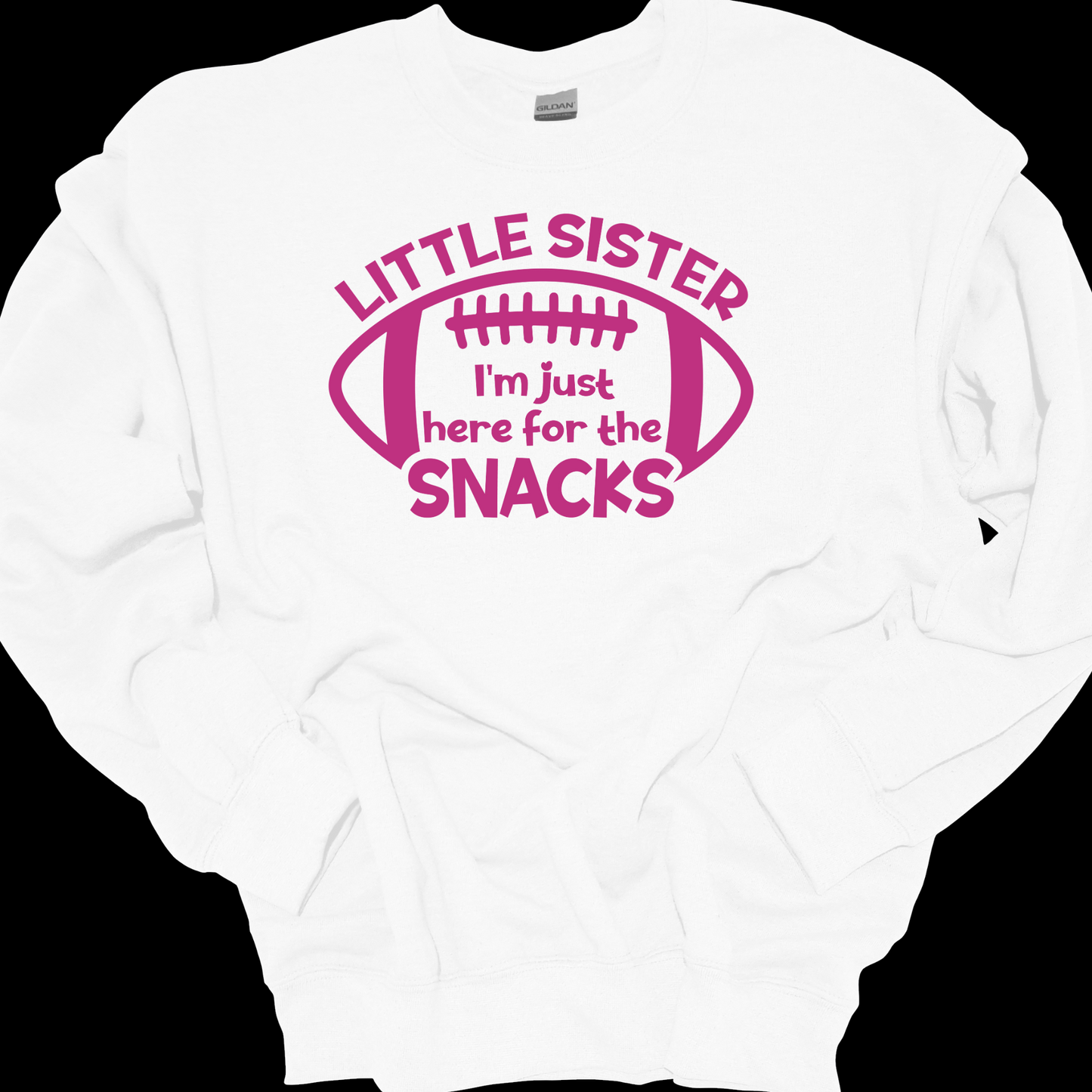 LITTLE SISTER(FOOTBALL)JHFTS CREWNECK