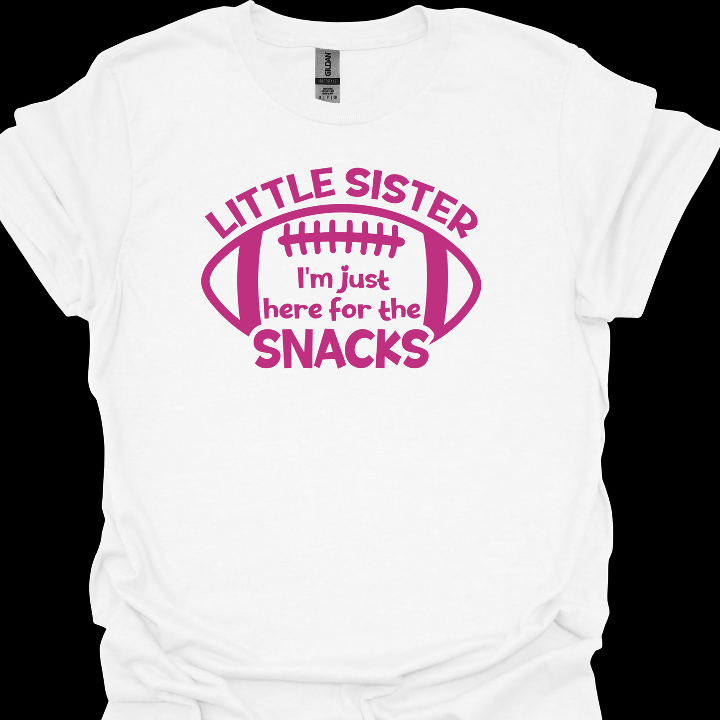 LITTLE SISTER(FOOTBALL)JHFTS TSHIRT