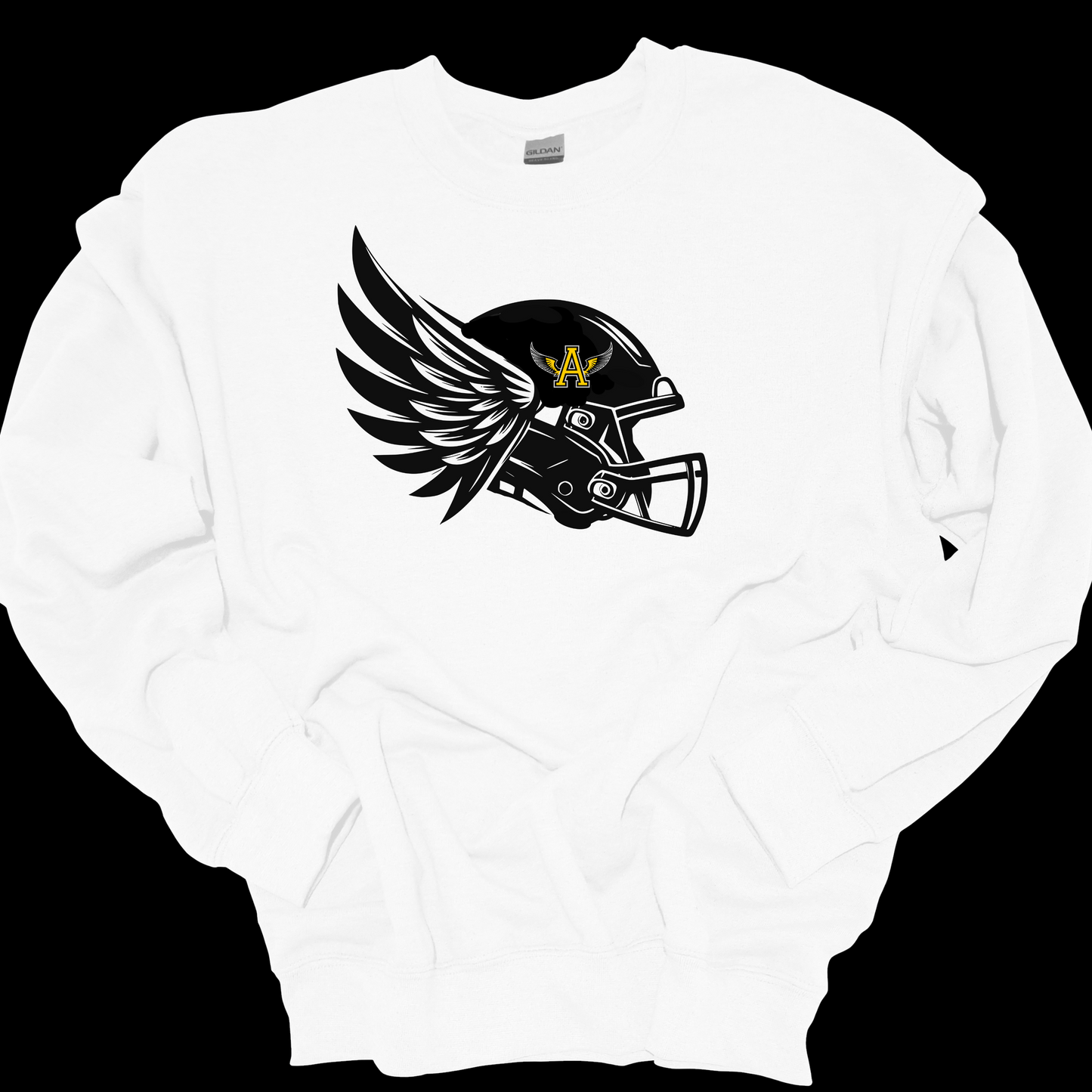 AVON FOOTBALL HELMET CREWNECK