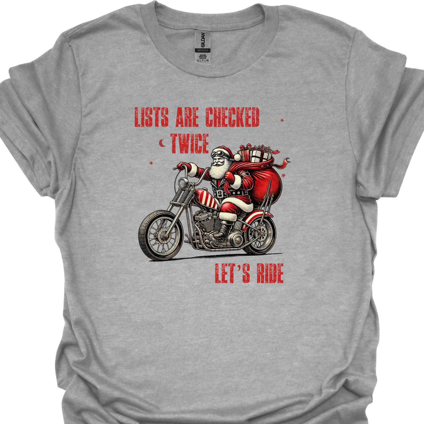 LISTS ARE CHECKED TWICE TSHIRT