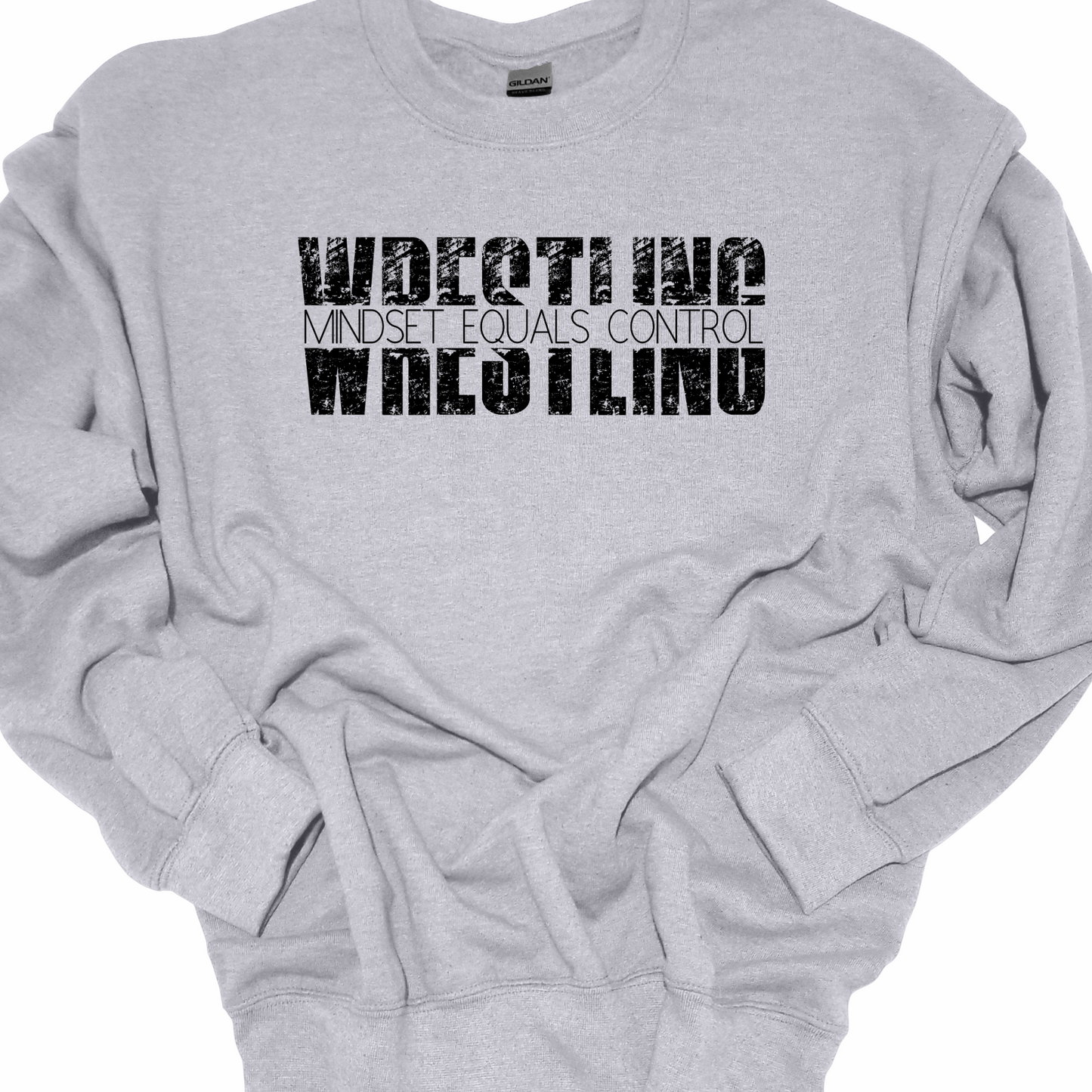 MINDSET EQUALS CONTROL SPLIT CREWNECK
