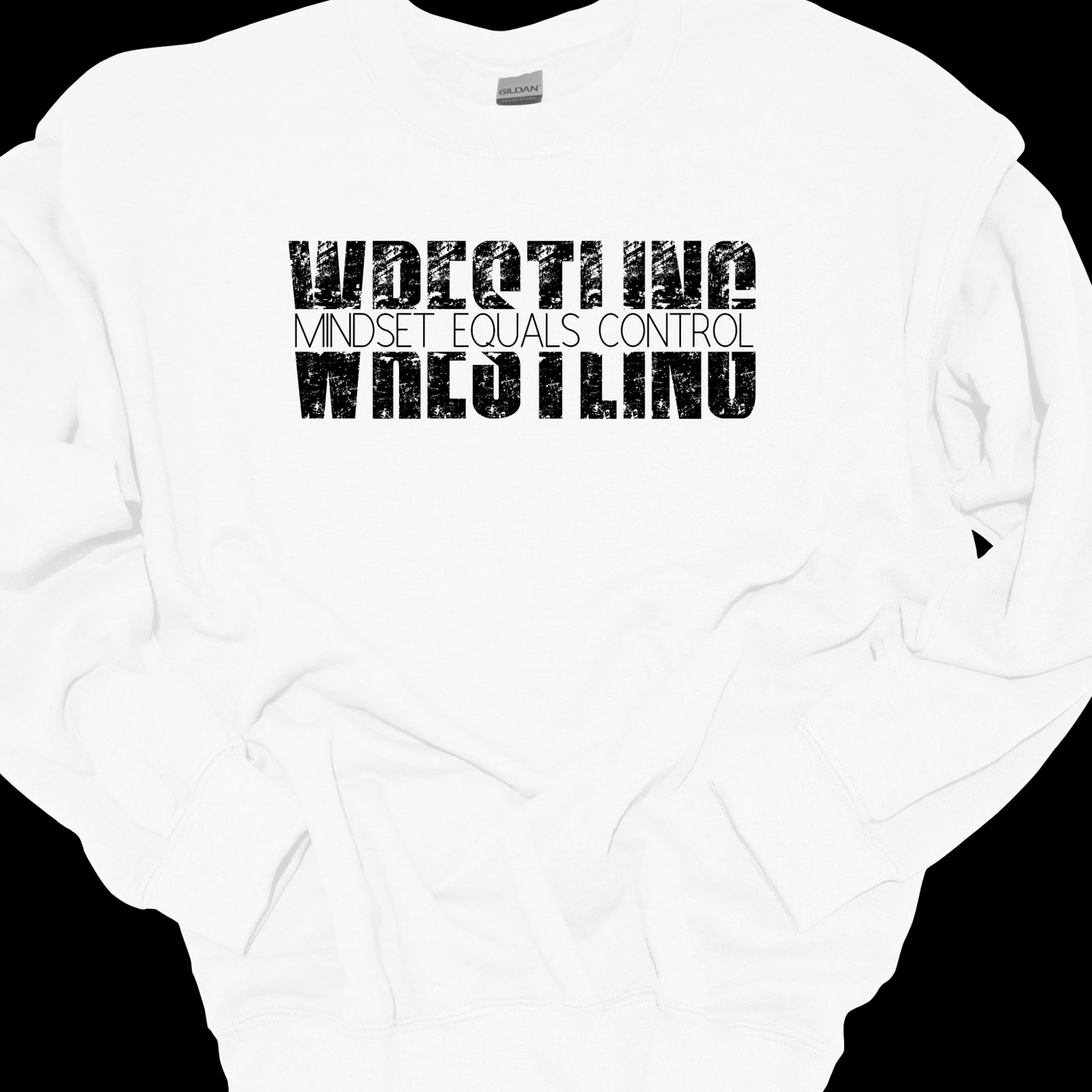 MINDSET EQUALS CONTROL SPLIT CREWNECK