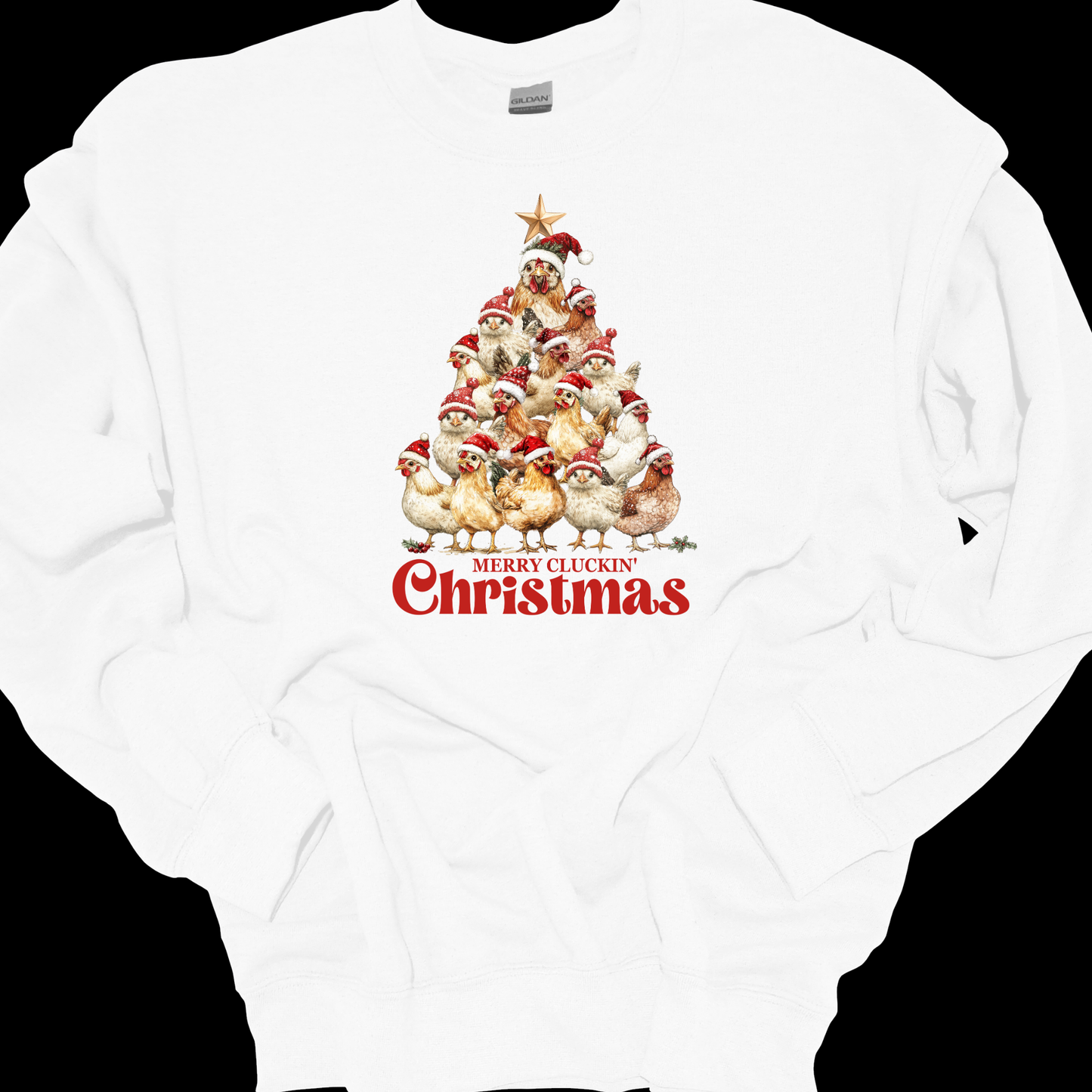 MERRY CLUCKIN CHRISTMAS CREWNECK