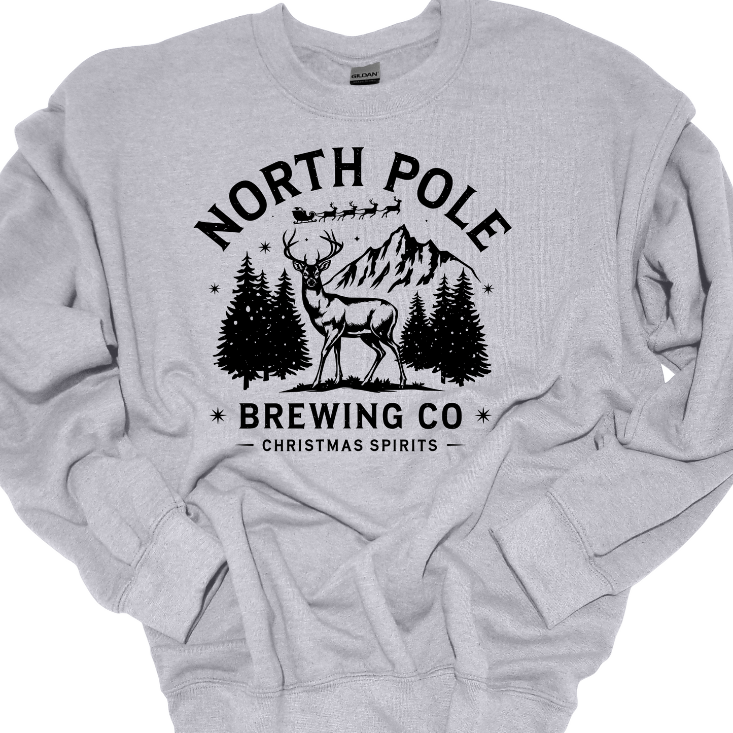 NP BREWING CO (DEER) CREWNECK