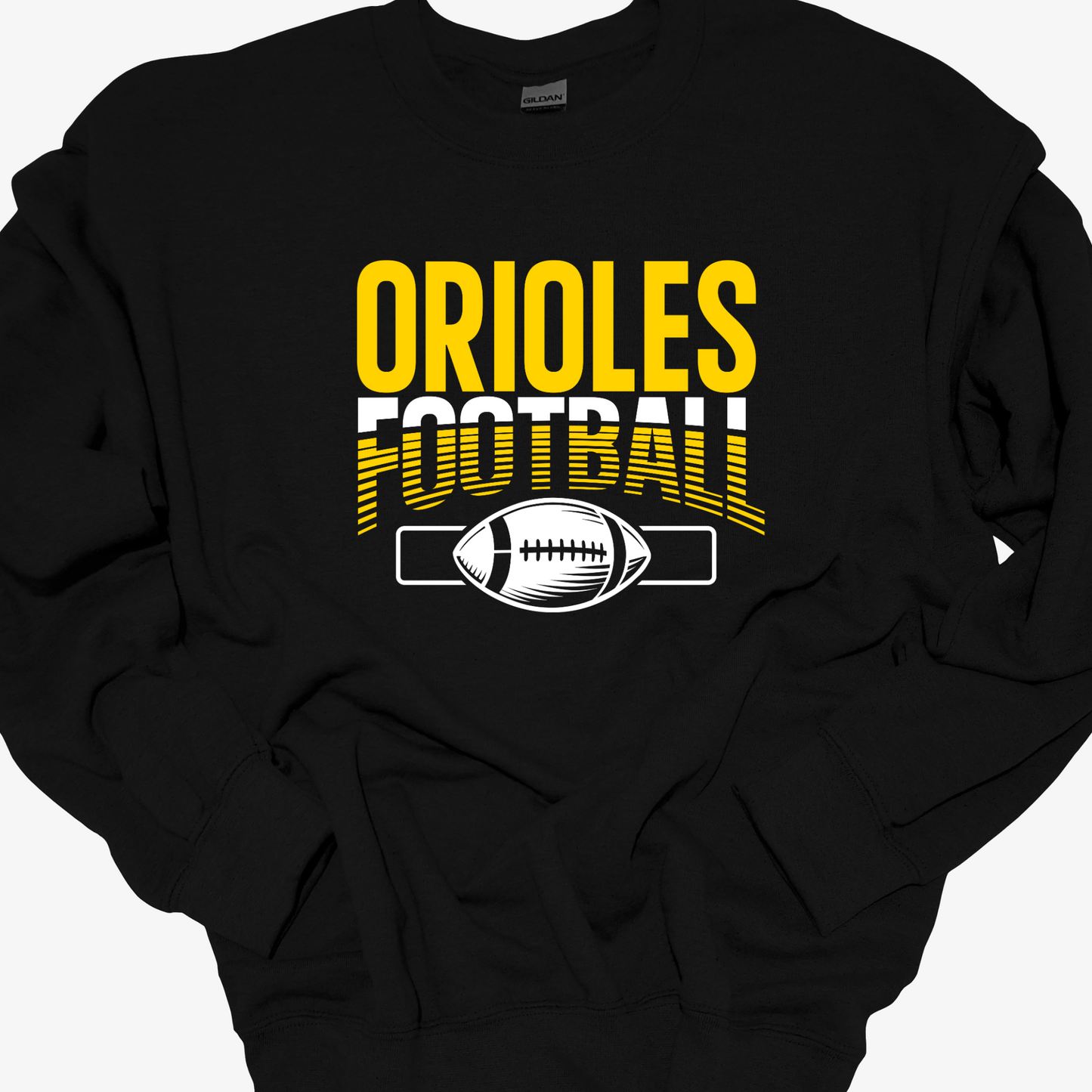 ORIOLES FOOTBALL CREWNECK