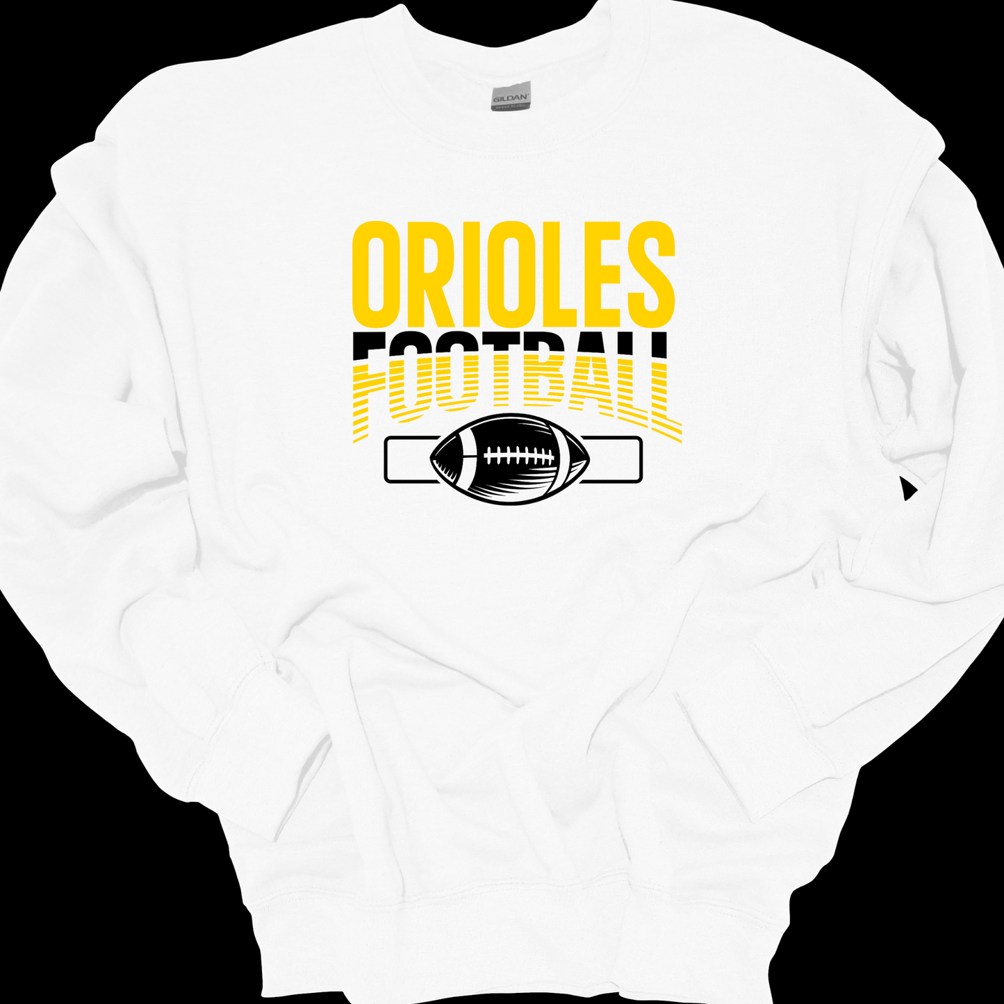ORIOLES FOOTBALL CREWNECK