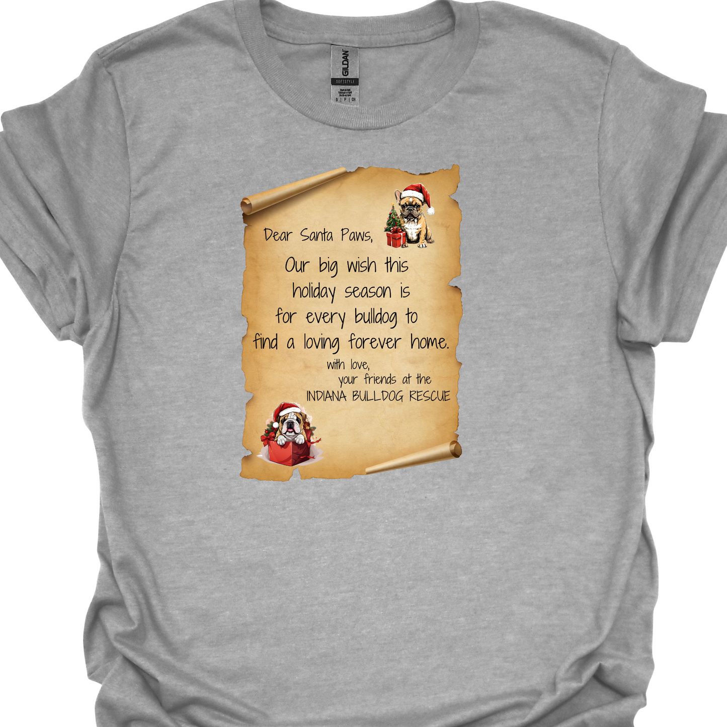 (IBDR) DEAR SANTA PAWS TSHIRT