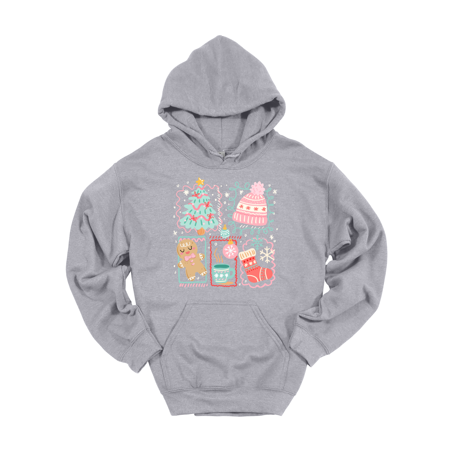 CHRISTMAS COLLAGE HOODIE