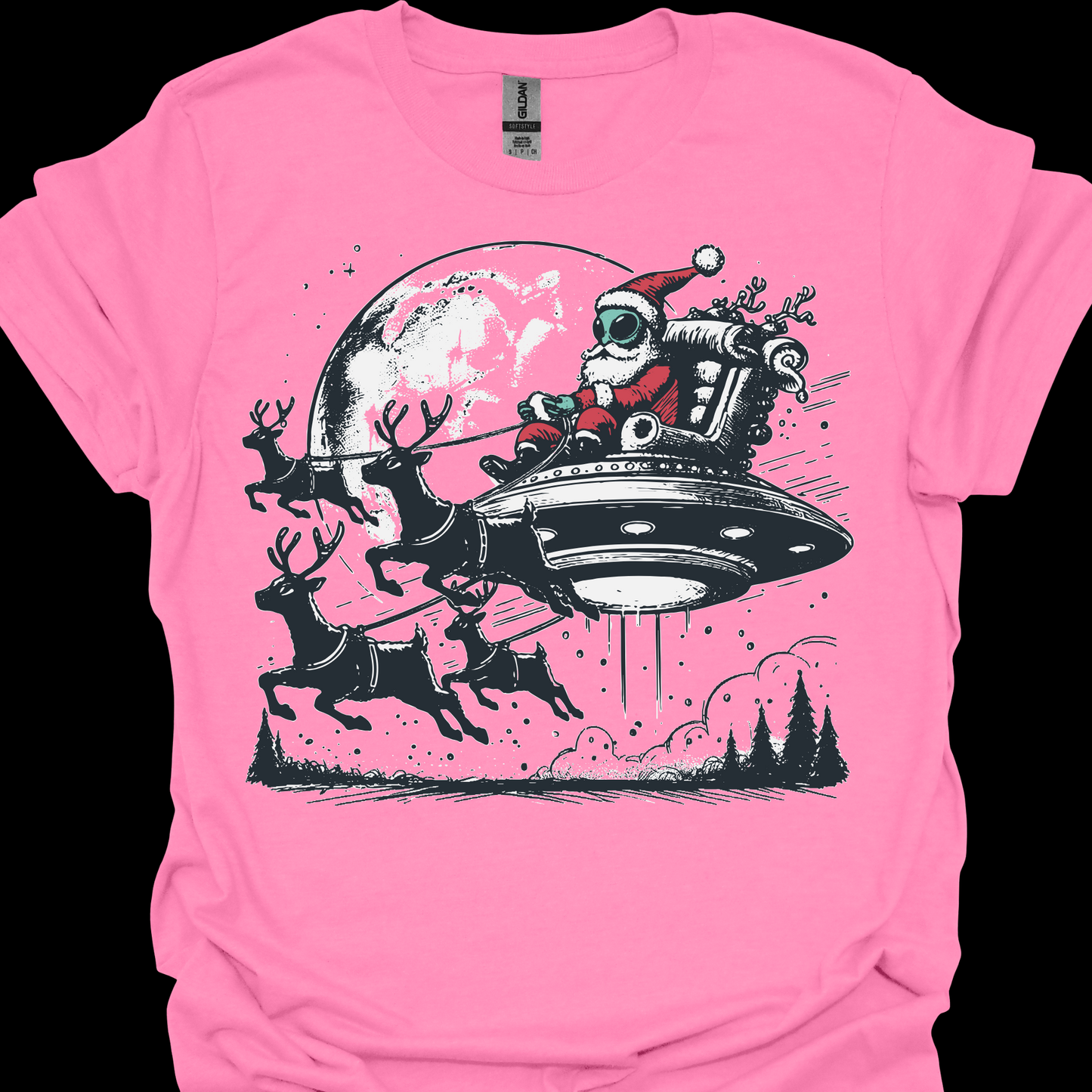 ALIEN SANTA TSHIRT